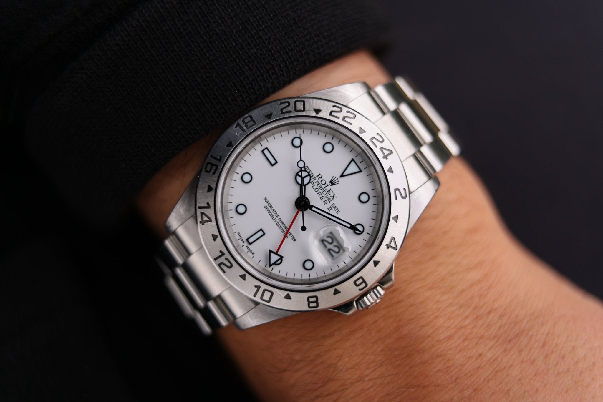 2003 Rolex Explorer II Ref. 16570 Polar | Full Set - Sierra Time Co