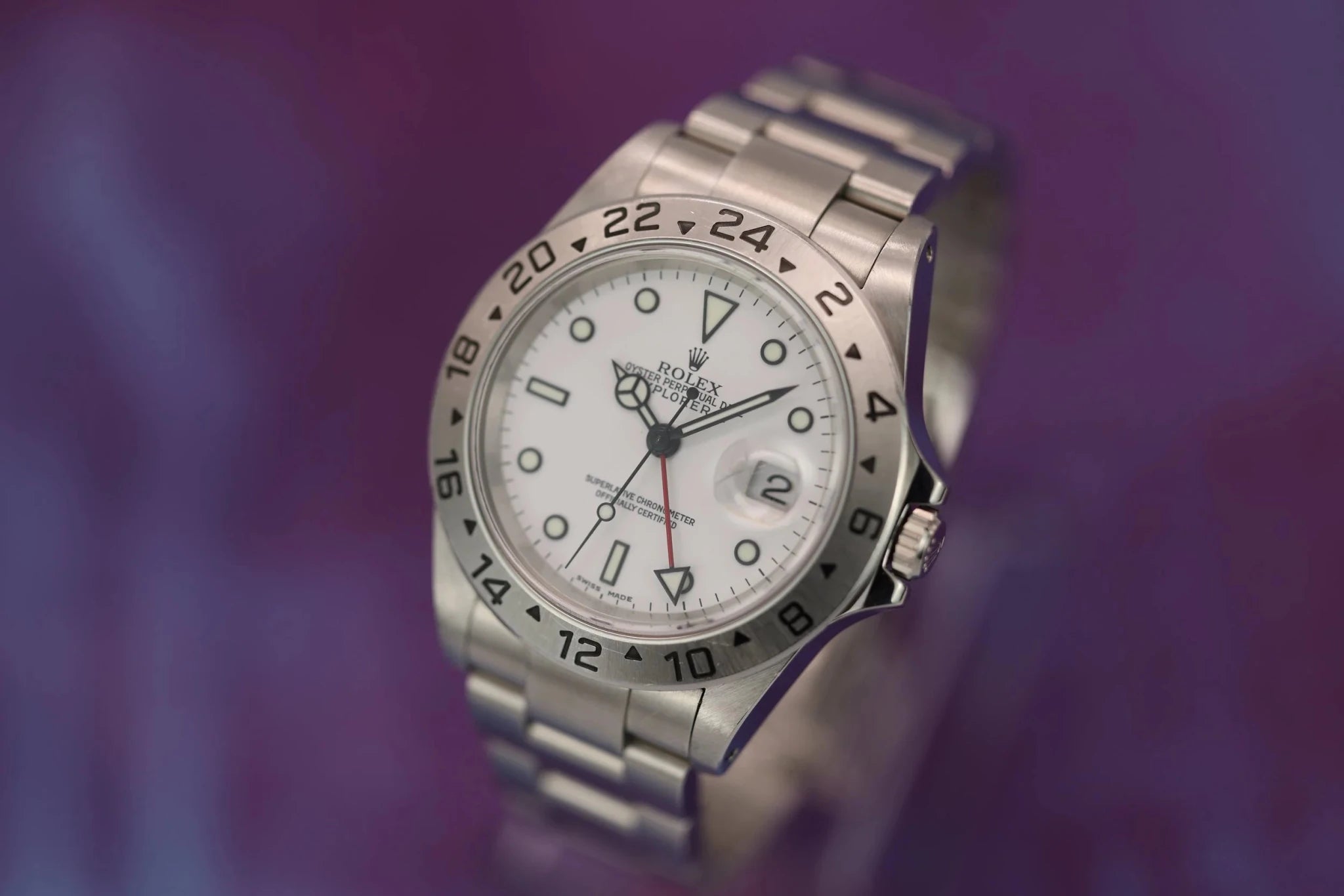 2003 Rolex Explorer II Ref. 16570 Polar | Full Set - Sierra Time Co