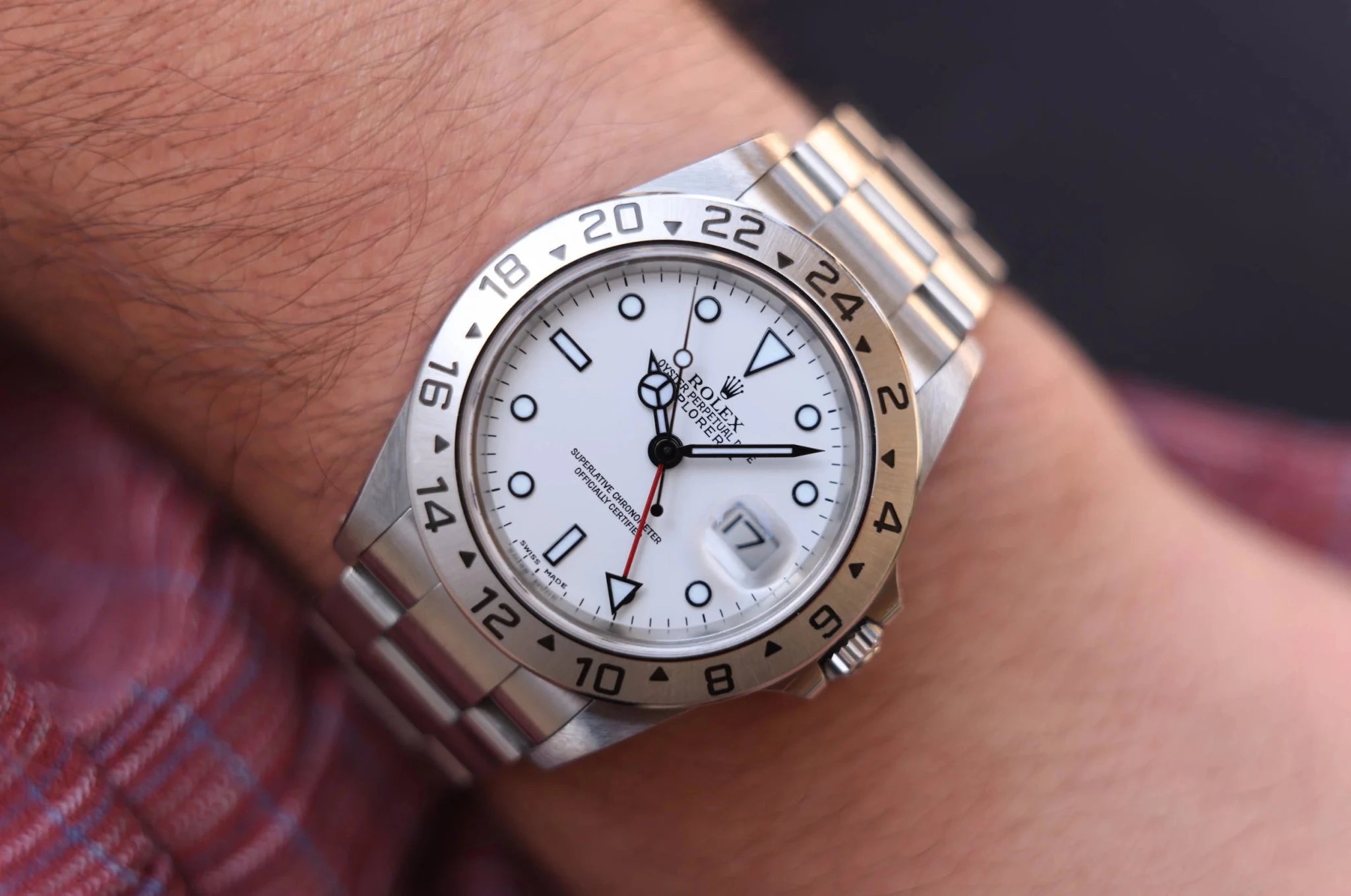 2003 Rolex Explorer II Ref. 16570 Polar | Papers | Mint Condition | Serviced - Sierra Time Co