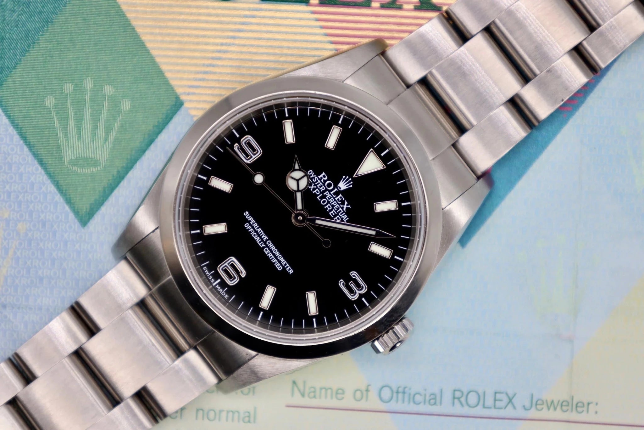2003 Rolex Explorer Ref. 114270 | Box and Papers - Sierra Time Co