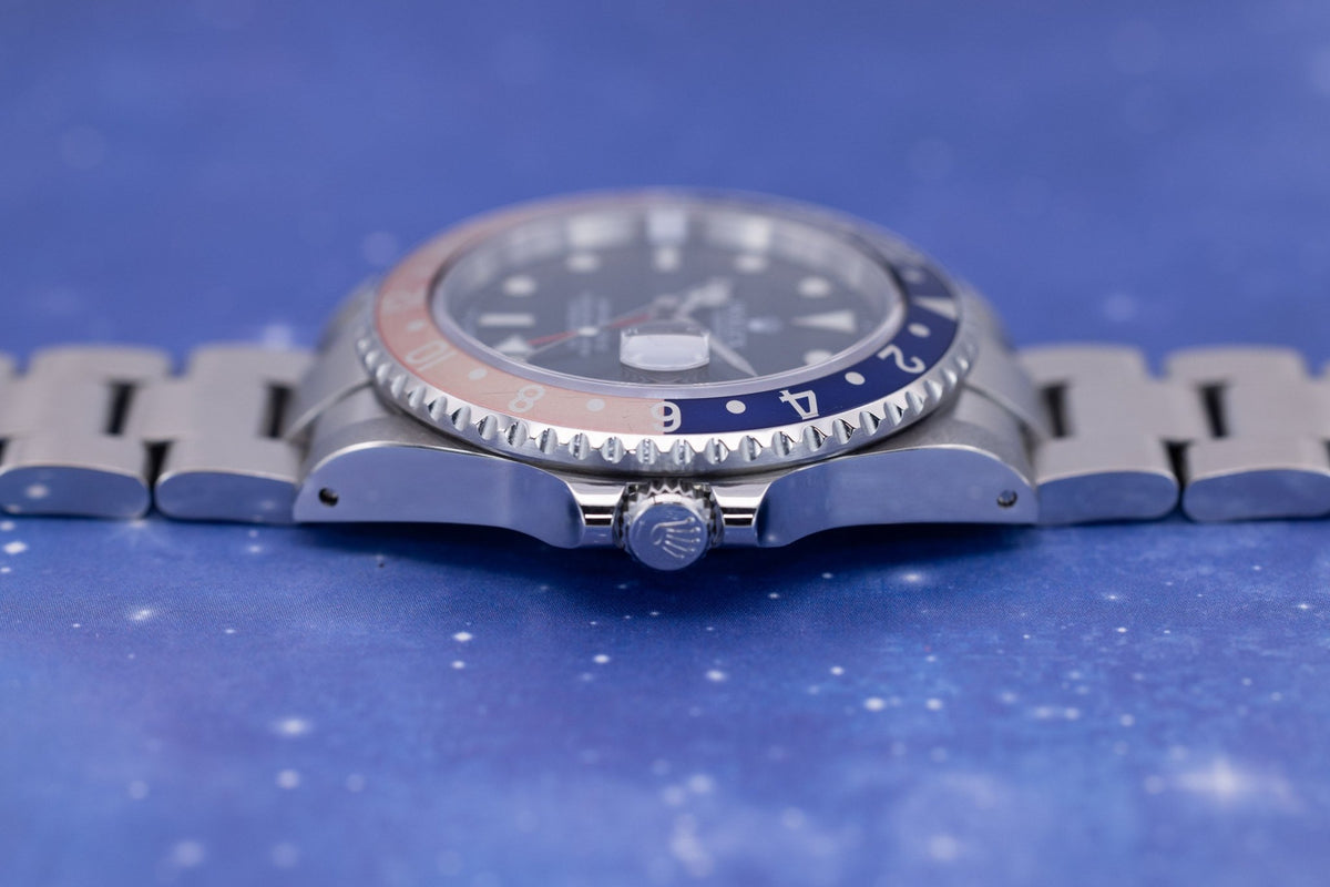 2003 Rolex GMT Master II Ref. 16710 | Ghost Pepsi | Box and Papers - Sierra Time Co