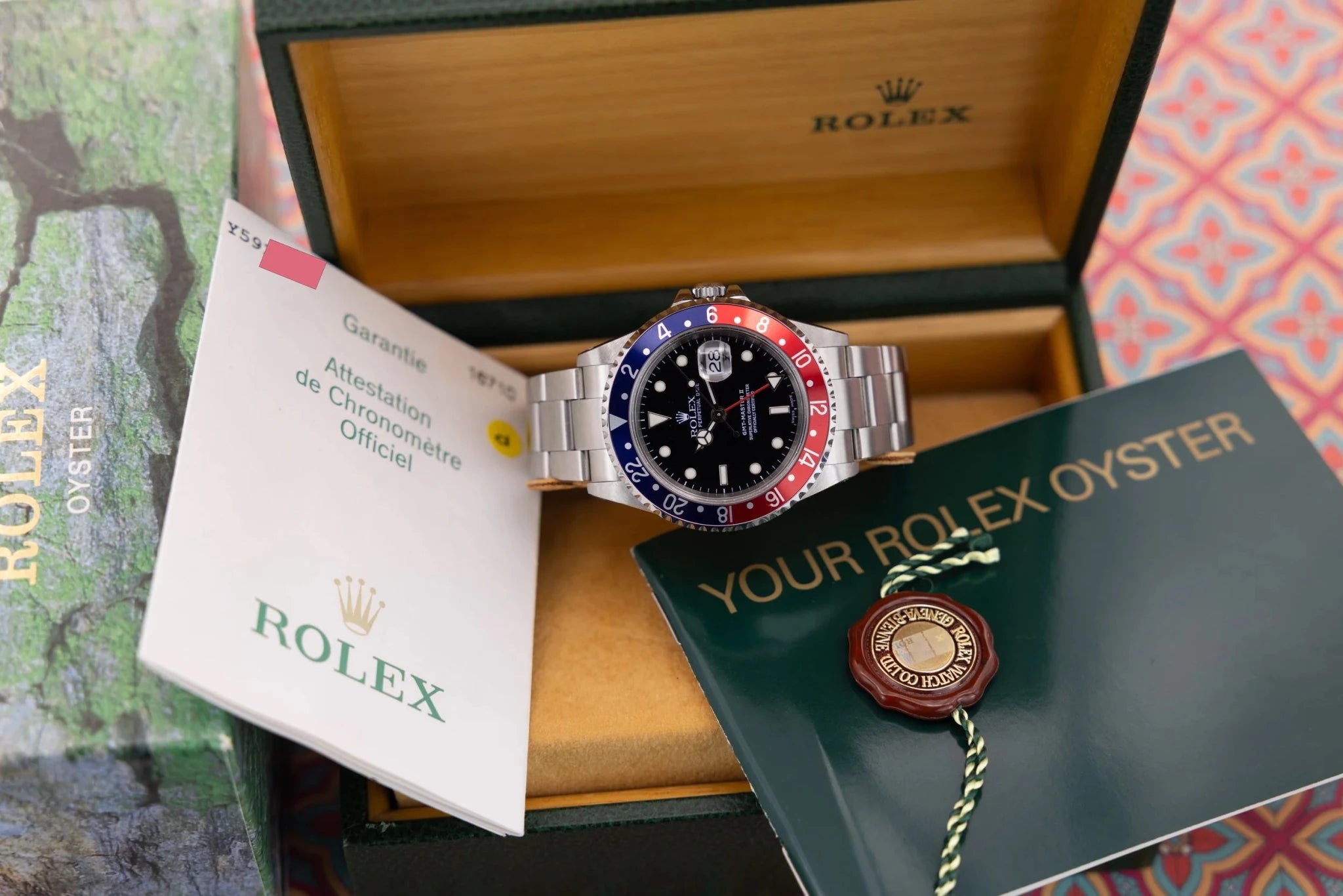 2003 Rolex GMT Master II Ref. 16710 Pepsi | Box and Papers - Sierra Time Co