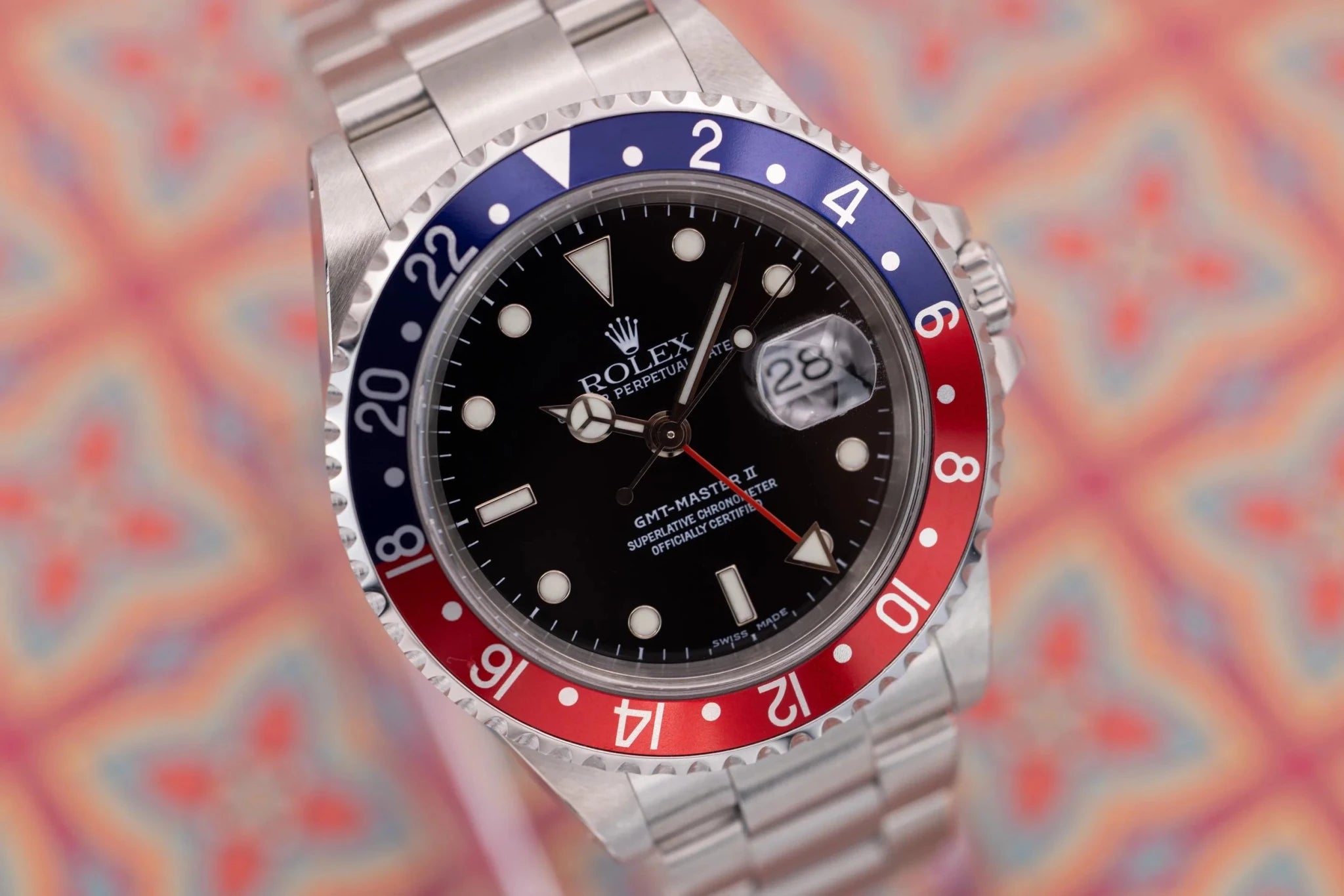 2003 Rolex GMT Master II Ref. 16710 Pepsi | Box and Papers - Sierra Time Co