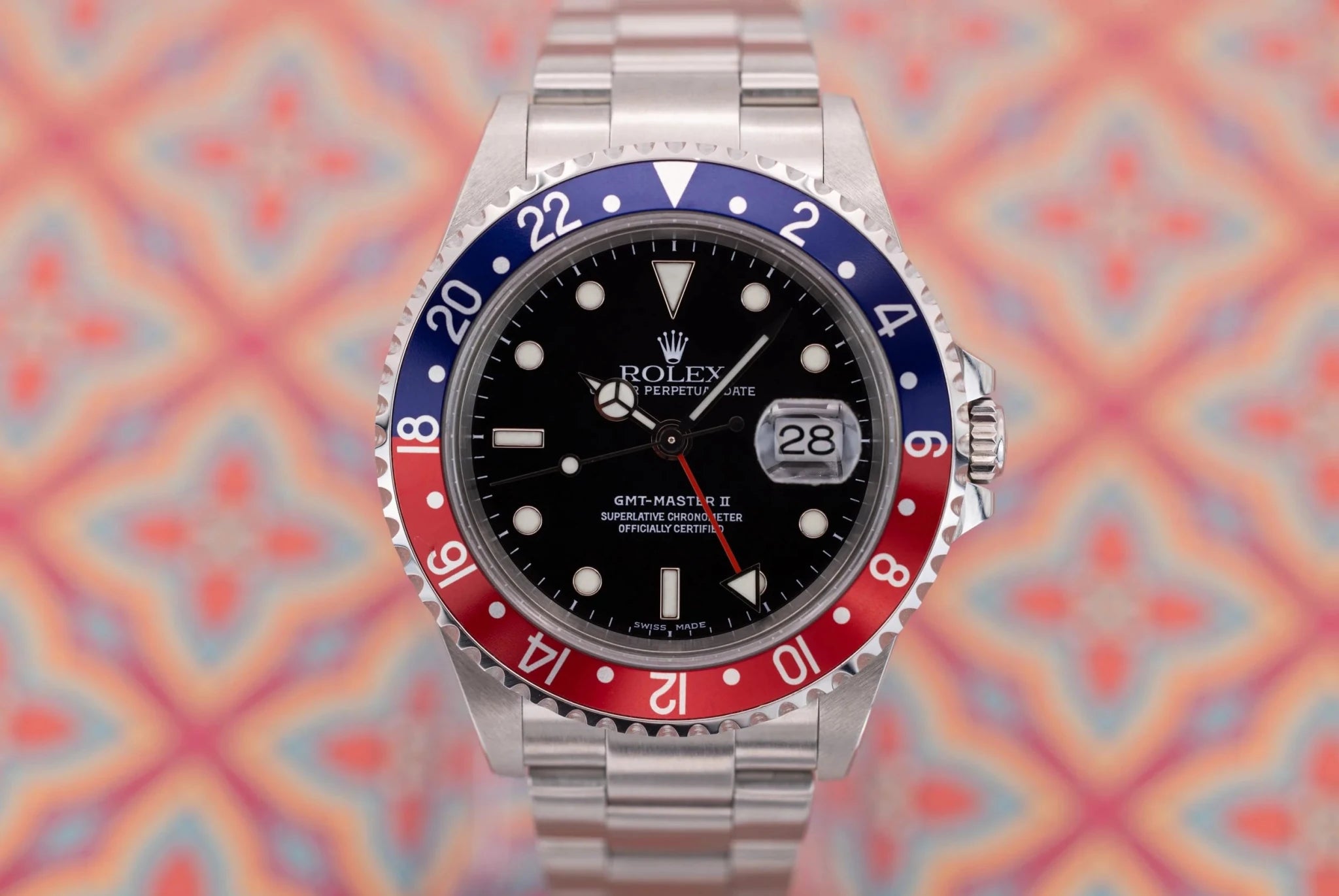 2003 Rolex GMT Master II Ref. 16710 Pepsi | Box and Papers - Sierra Time Co