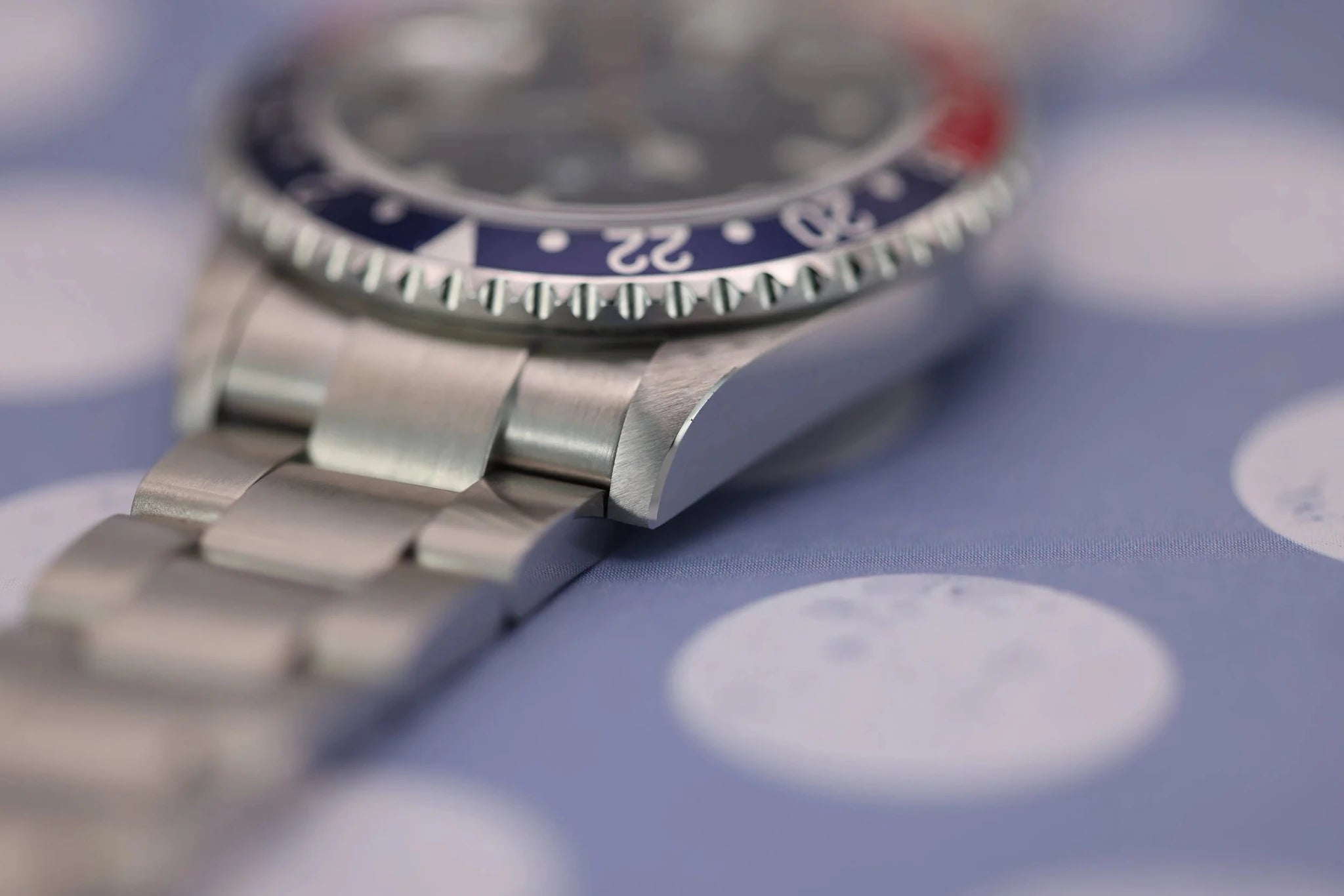 2003 Rolex GMT Master II Ref. 16710 Pepsi | No Holes Case - Sierra Time Co