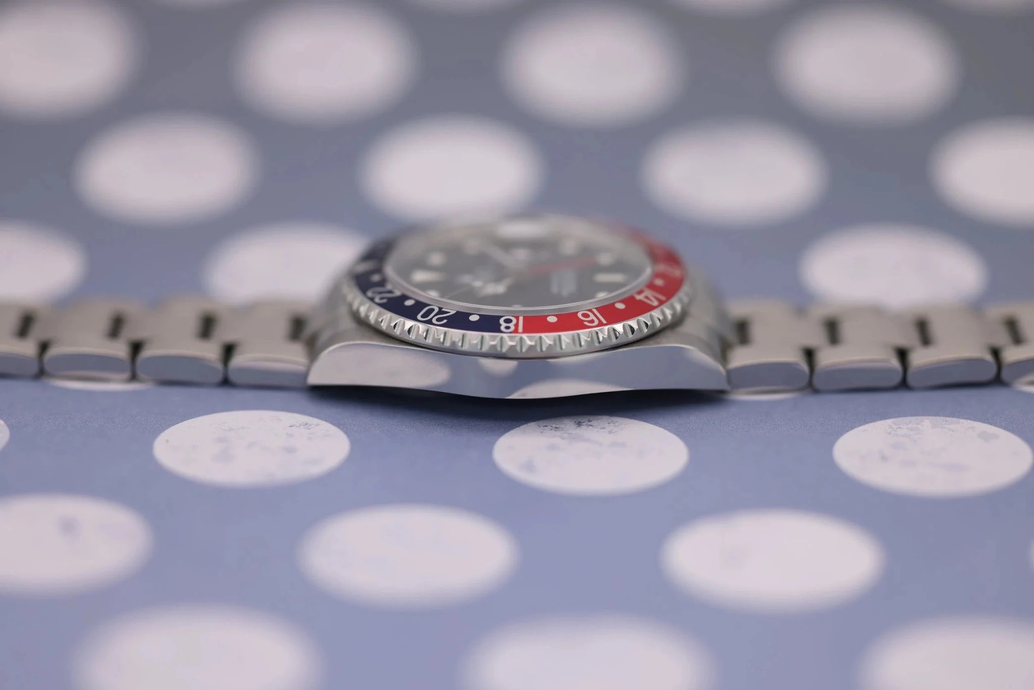 2003 Rolex GMT Master II Ref. 16710 Pepsi | No Holes Case - Sierra Time Co