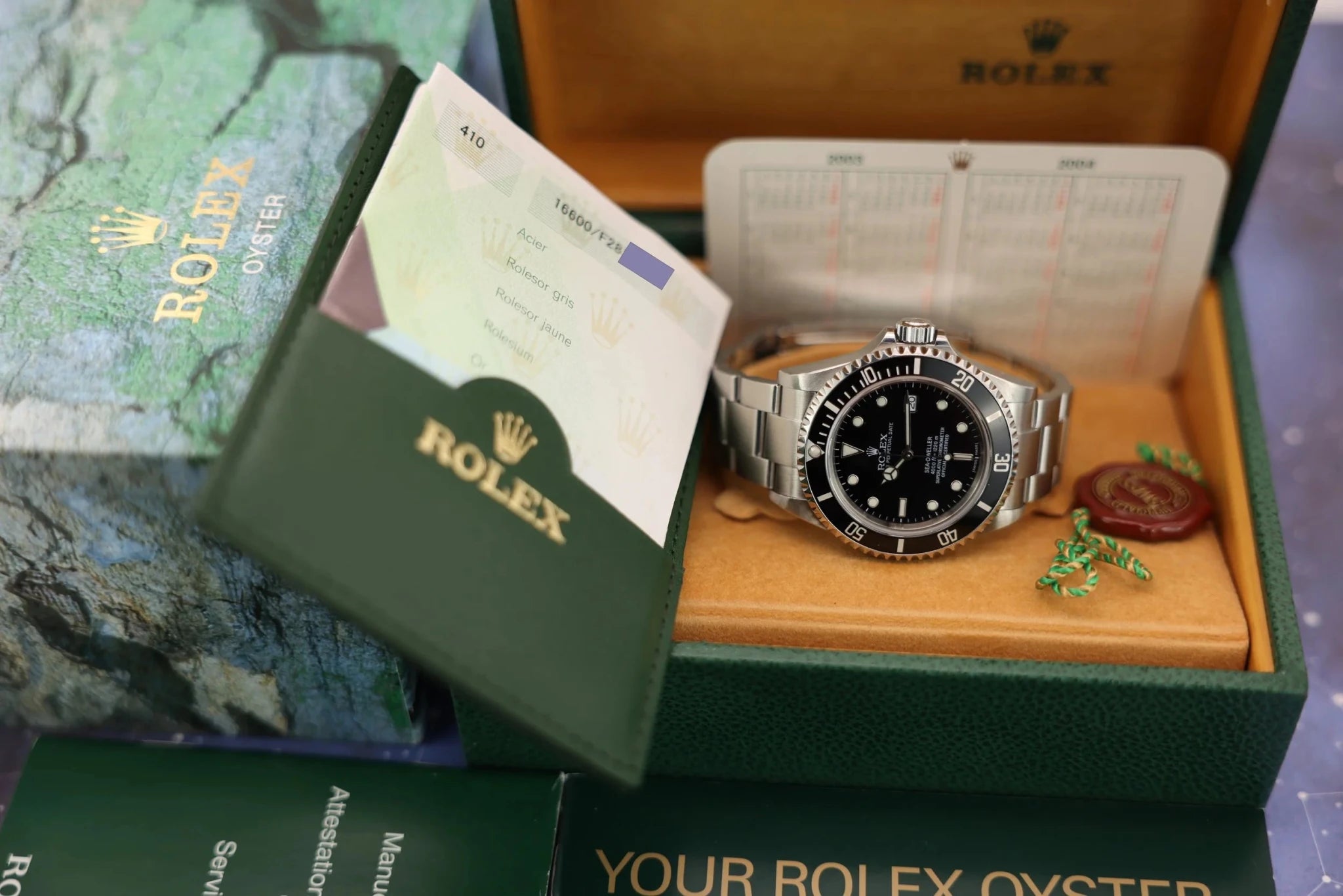 2003 Rolex Sea-Dweller Ref. 16600 | Box and Papers - Sierra Time Co