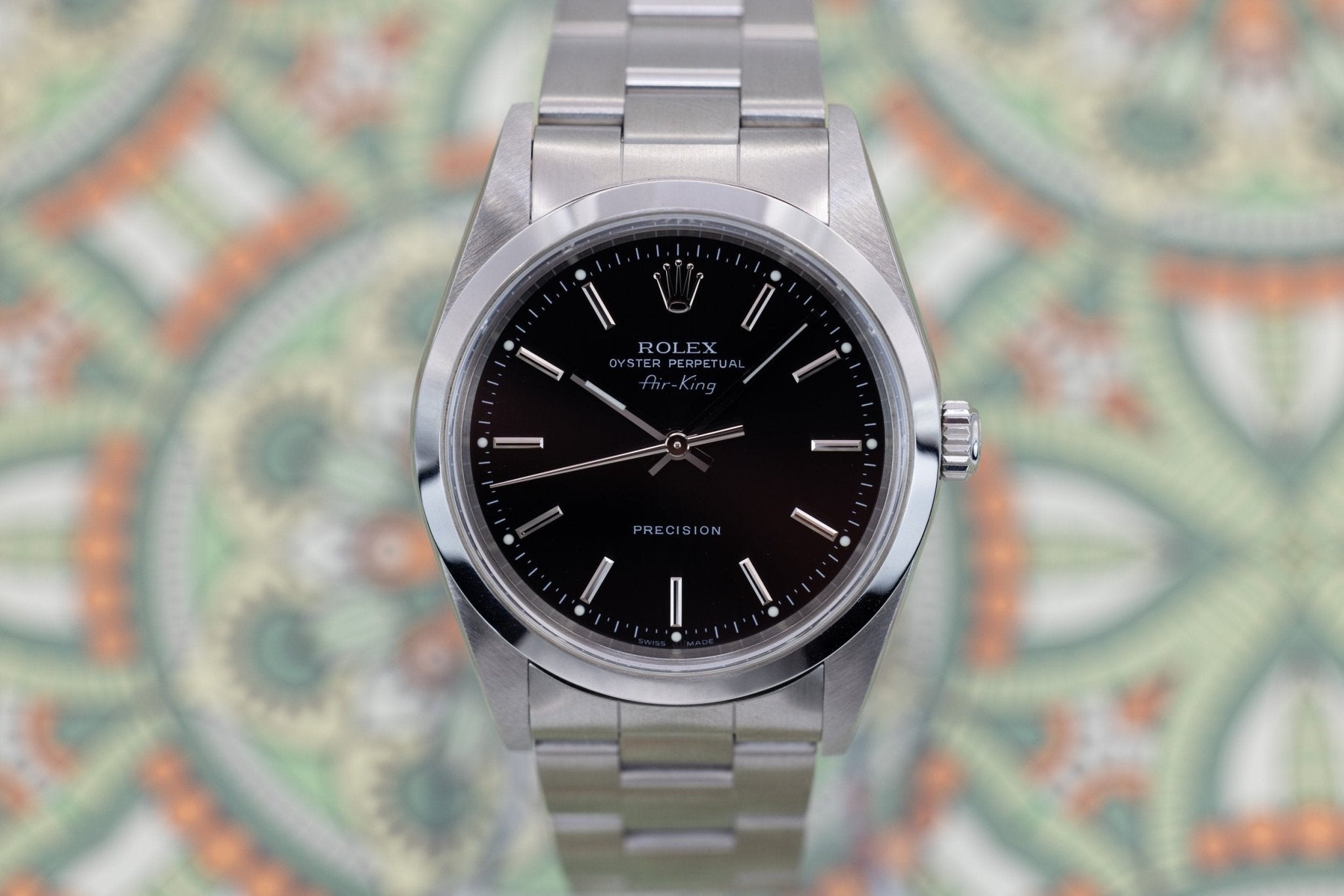 2004 Rolex Air-King Ref. 14000M | Black Dial | Box and Papers - Sierra Time Co