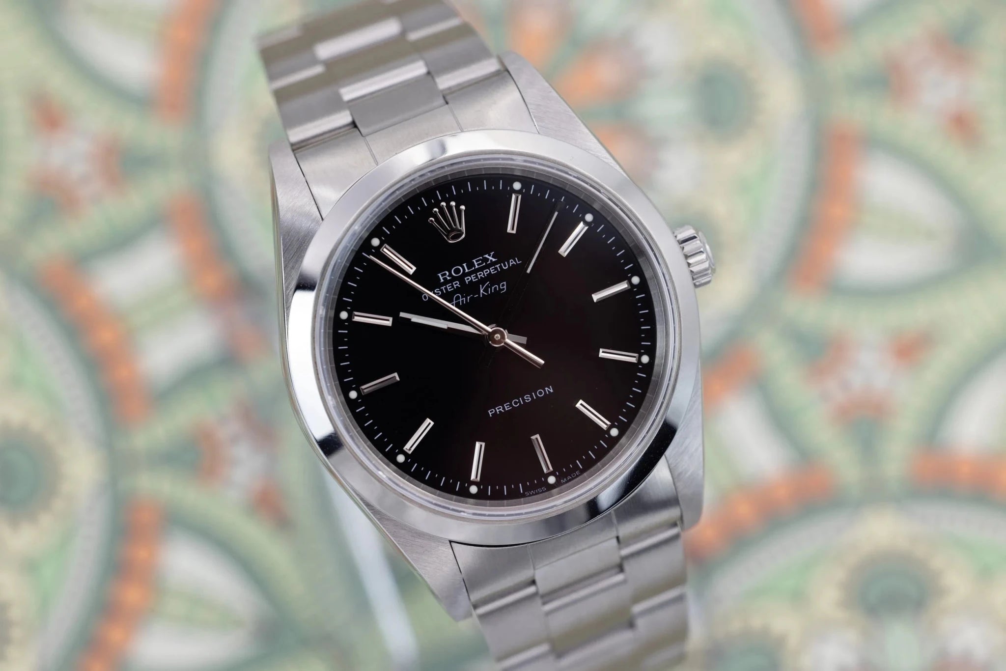 2004 Rolex Air-King Ref. 14000M | Black Dial | Box and Papers - Sierra Time Co
