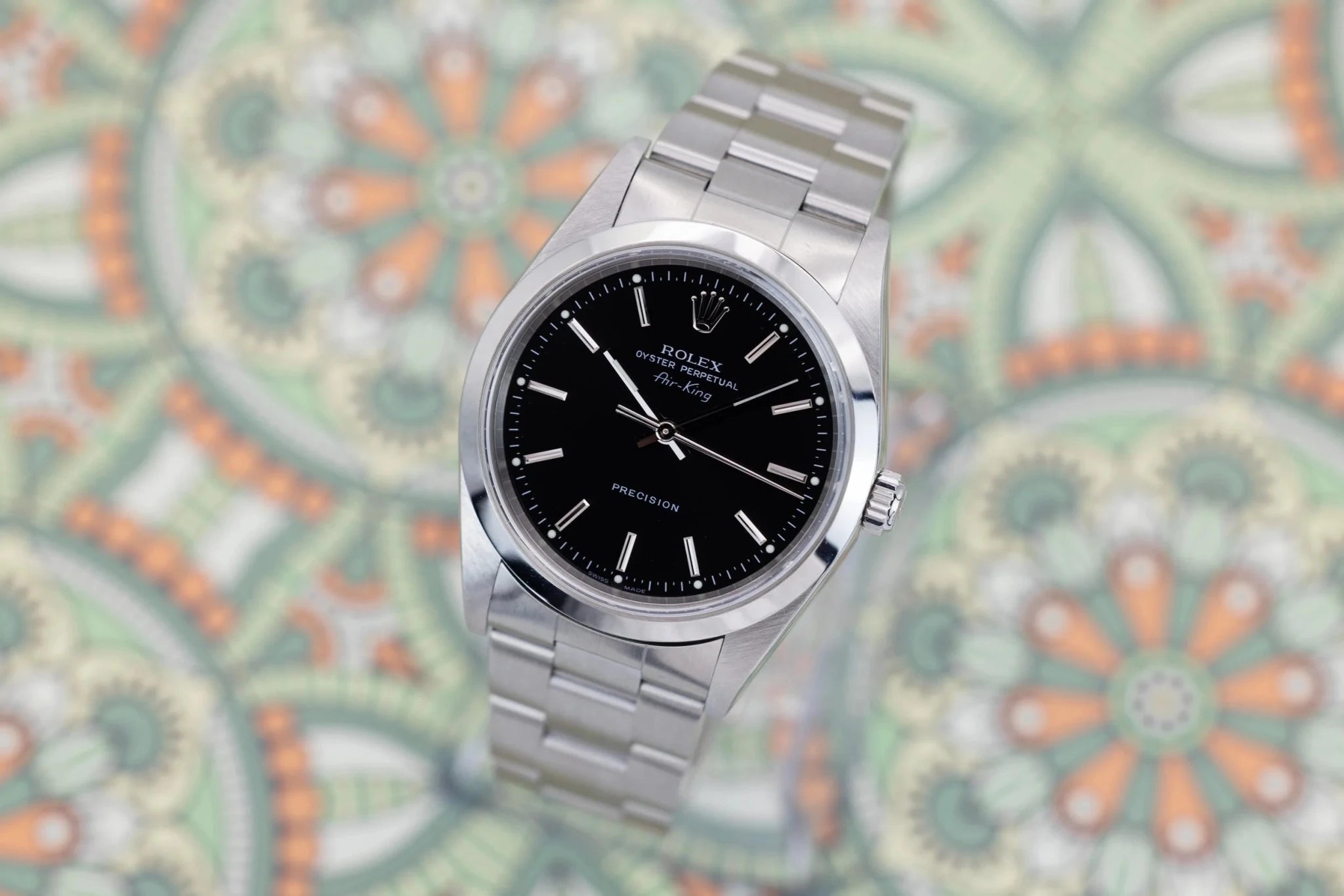 2004 Rolex Air-King Ref. 14000M | Black Dial | Box and Papers - Sierra Time Co