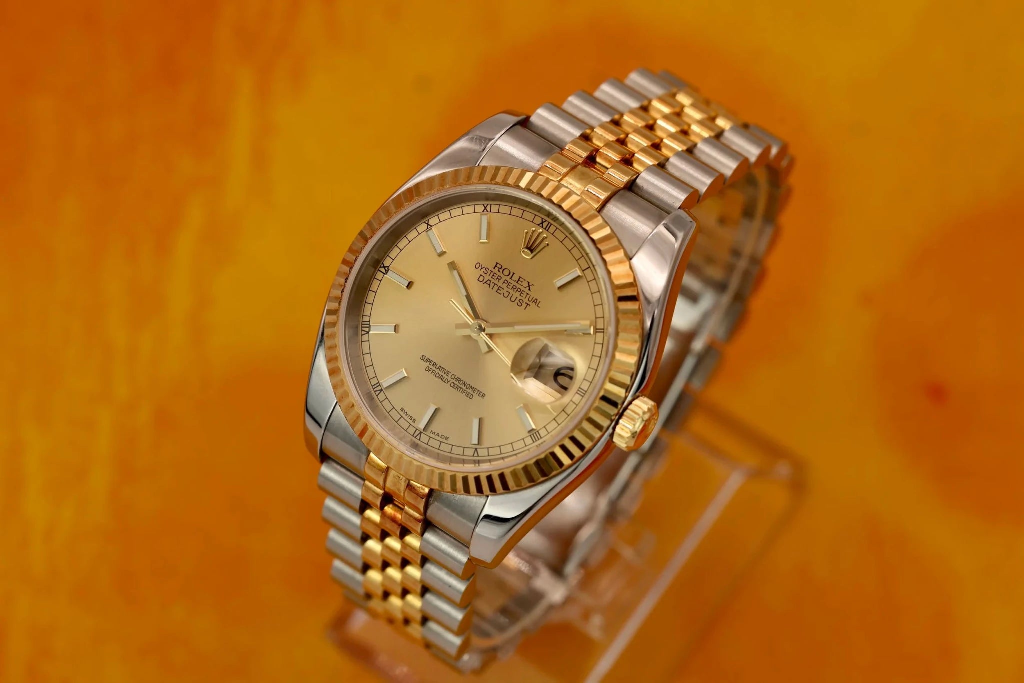2004 Rolex Datejust Ref. 116233 | Champagne Dial | Box and Papers - Sierra Time Co