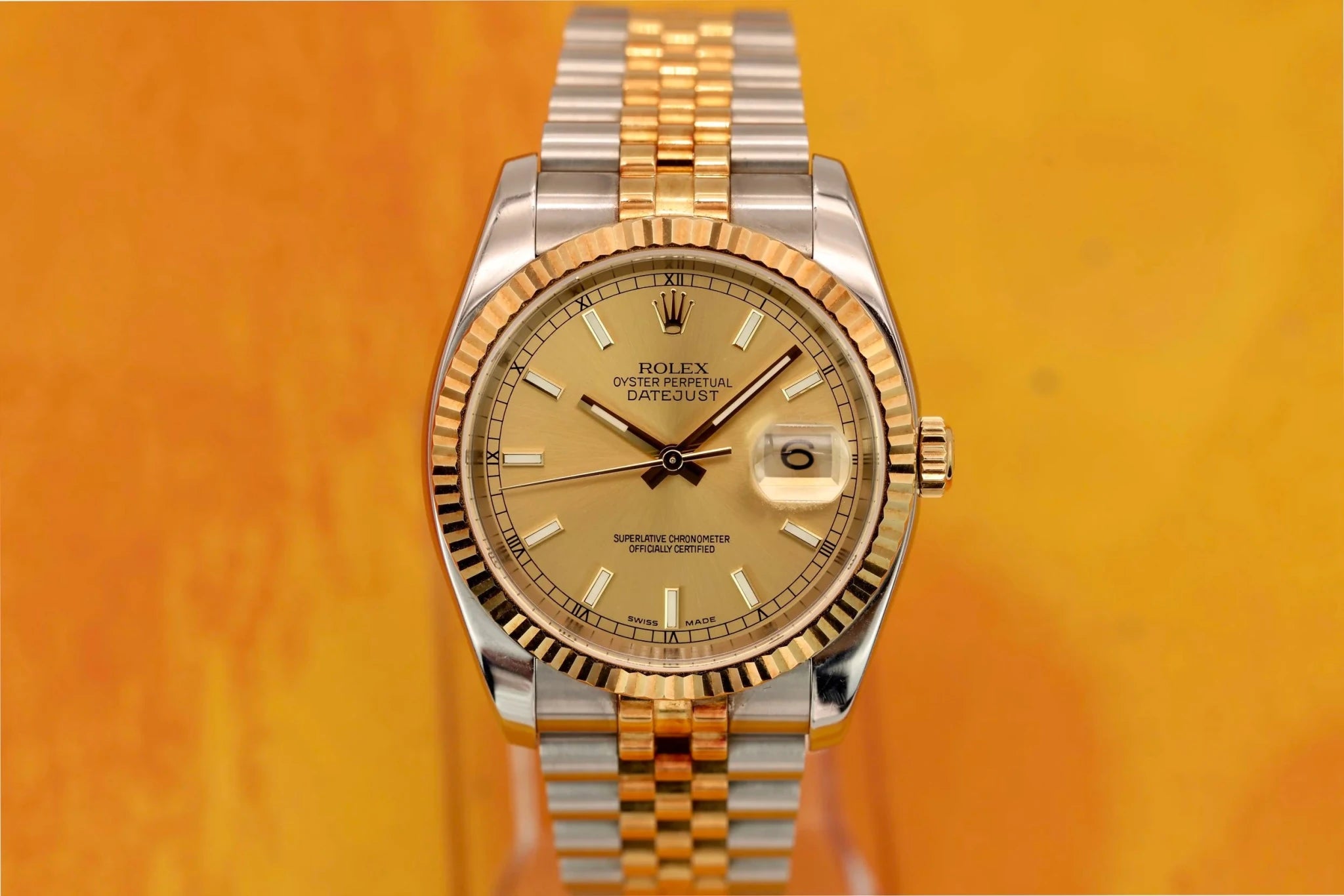2004 Rolex Datejust Ref. 116233 | Champagne Dial | Box and Papers - Sierra Time Co