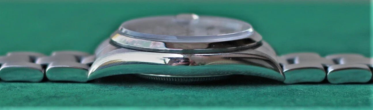 2004 Rolex Datejust Ref. 16200 Silver Tapestry Dial with 2019 RSC Card - Sierra Time Co