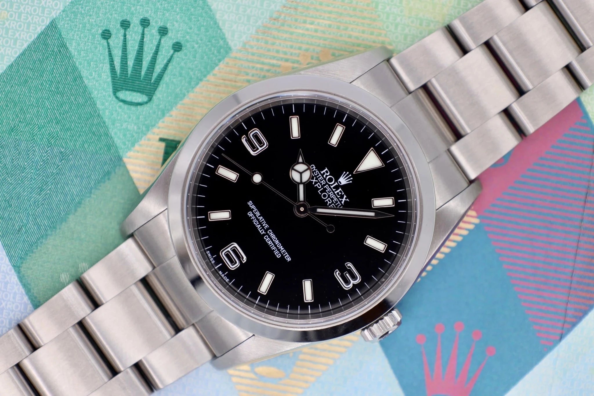 2004 Rolex Explorer I Ref. 114270 | Papers - Sierra Time Co