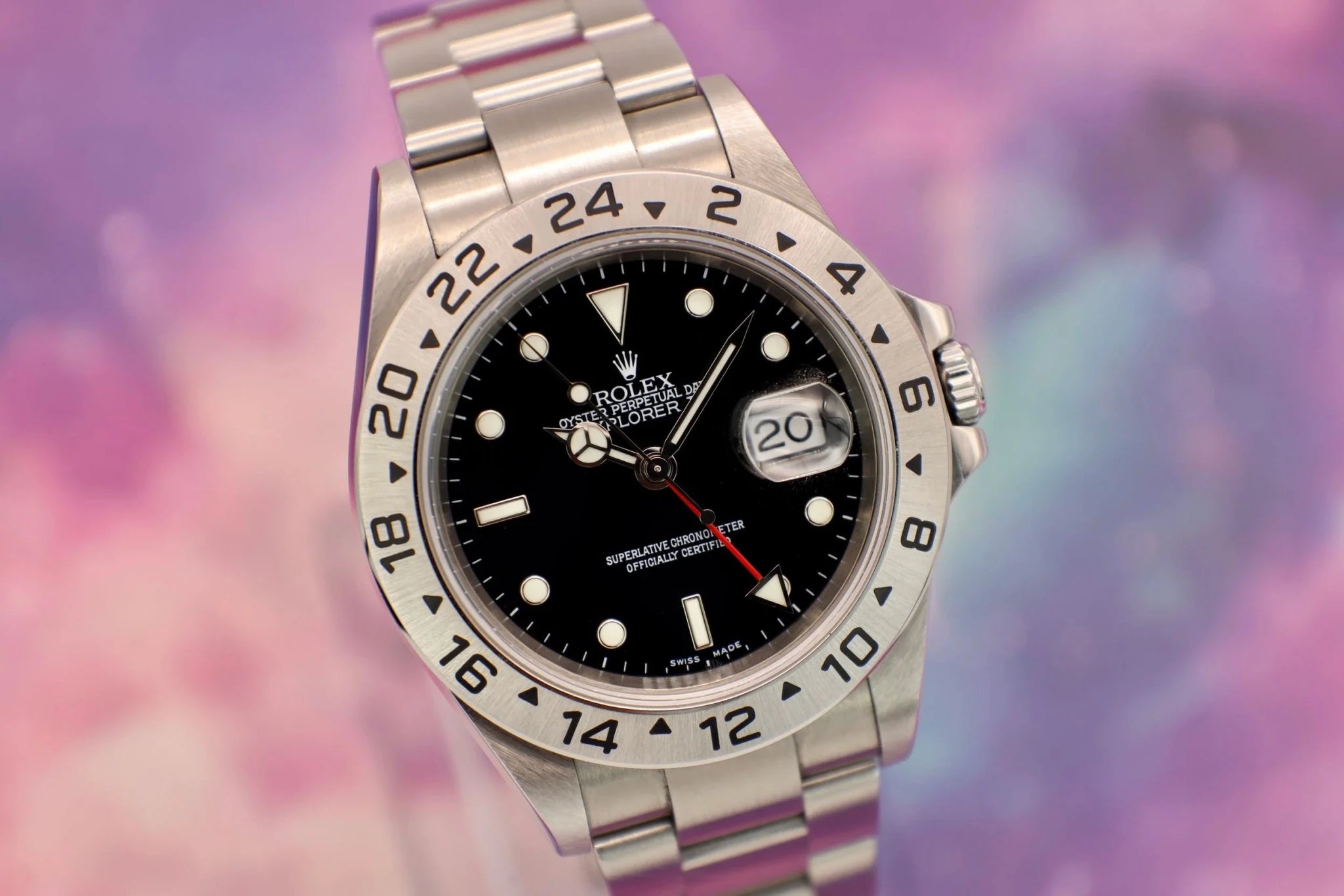 2004 Rolex Explorer II Ref. 16570 Black Dial | Like New Condition | Box and Papers - Sierra Time Co