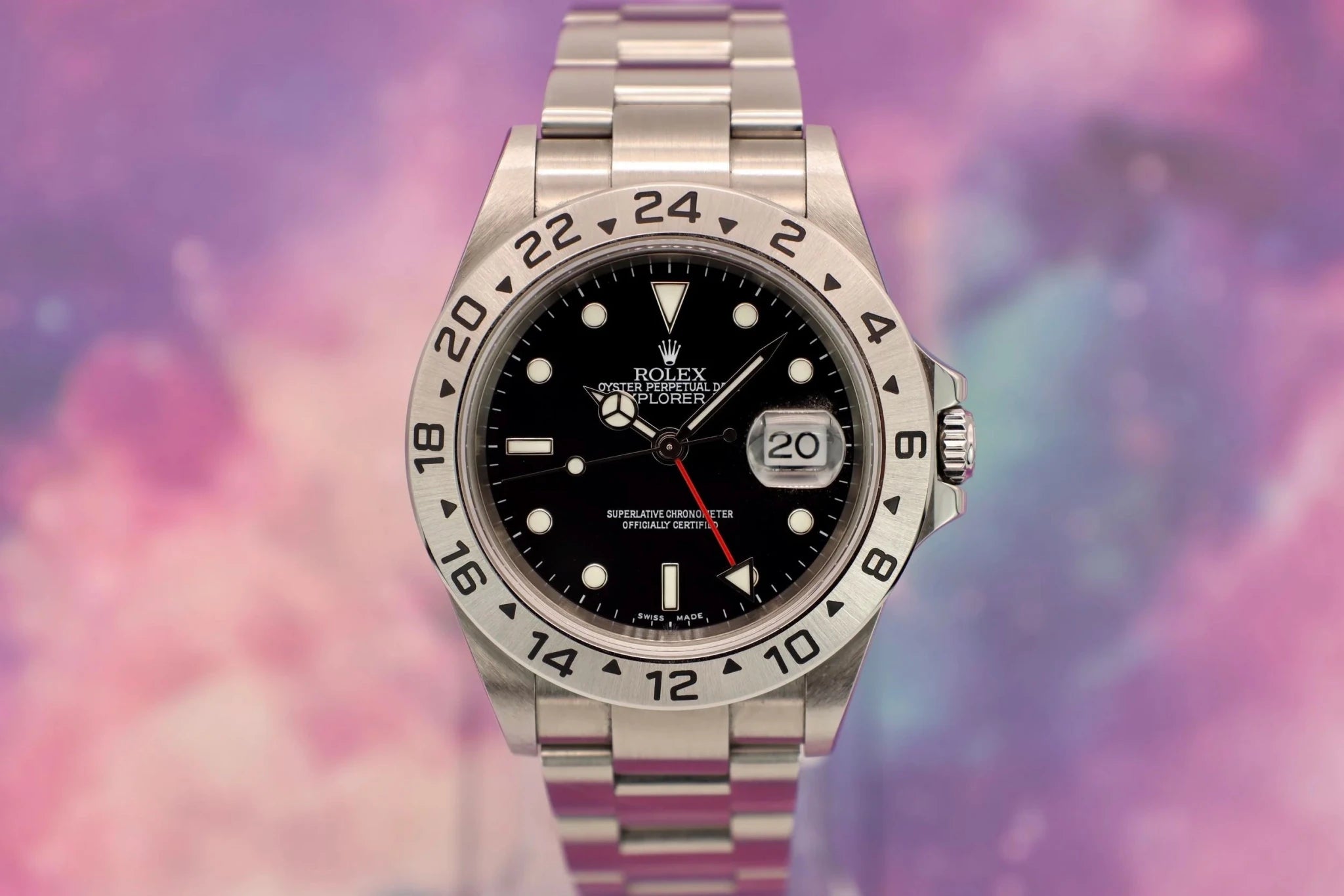 2004 Rolex Explorer II Ref. 16570 Black Dial | Like New Condition | Box and Papers - Sierra Time Co