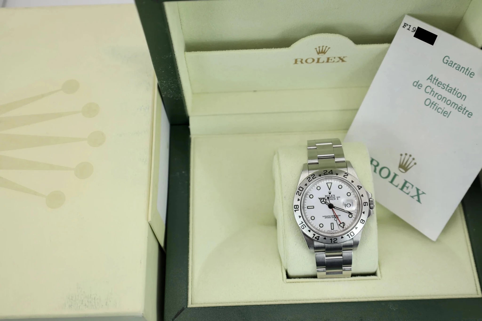 2004 Rolex Explorer II Ref. 16570 Polar | Box and Papers - Sierra Time Co