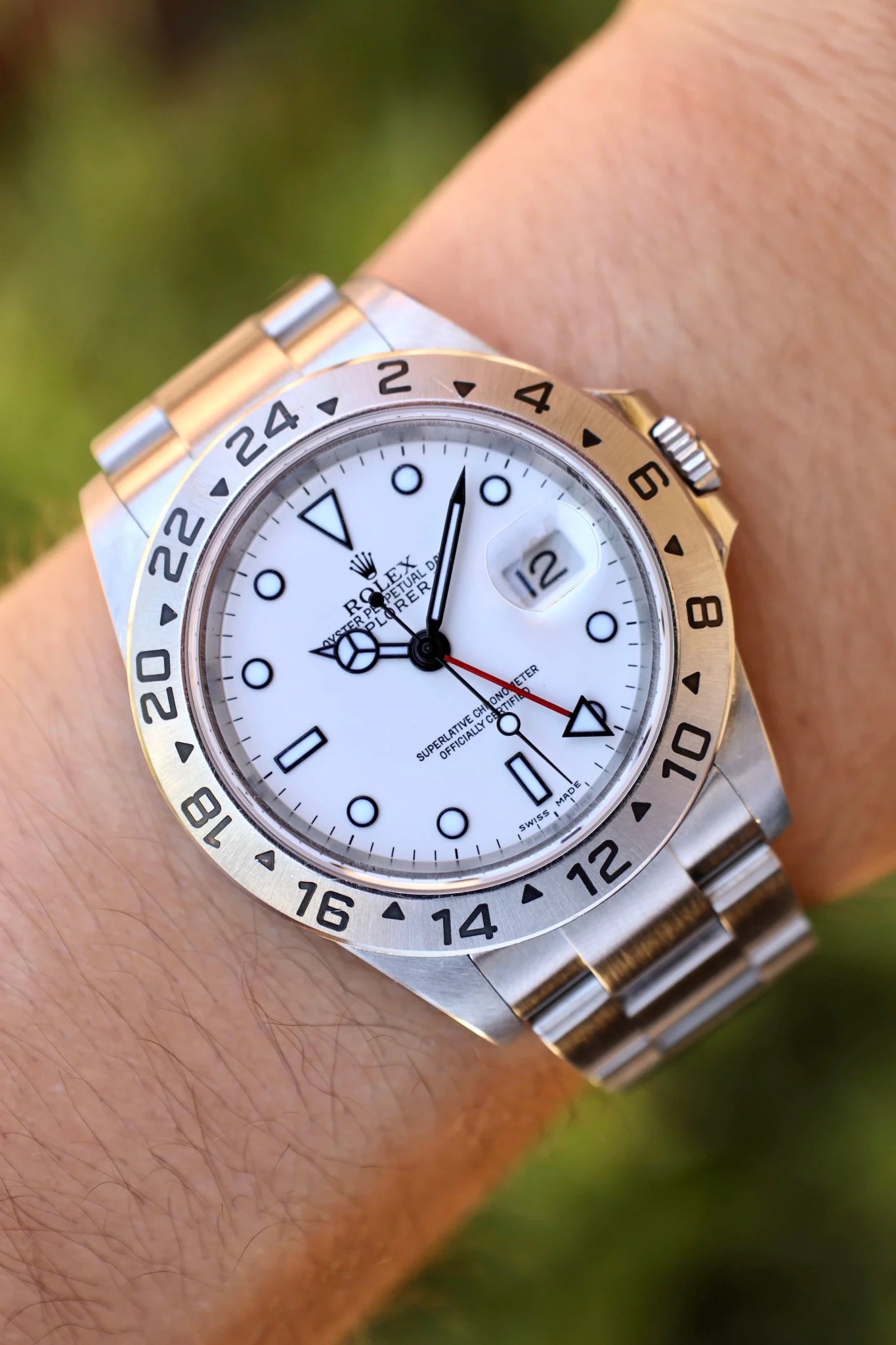 2004 Rolex Explorer II Ref. 16570 Polar | Full Set - Sierra Time Co