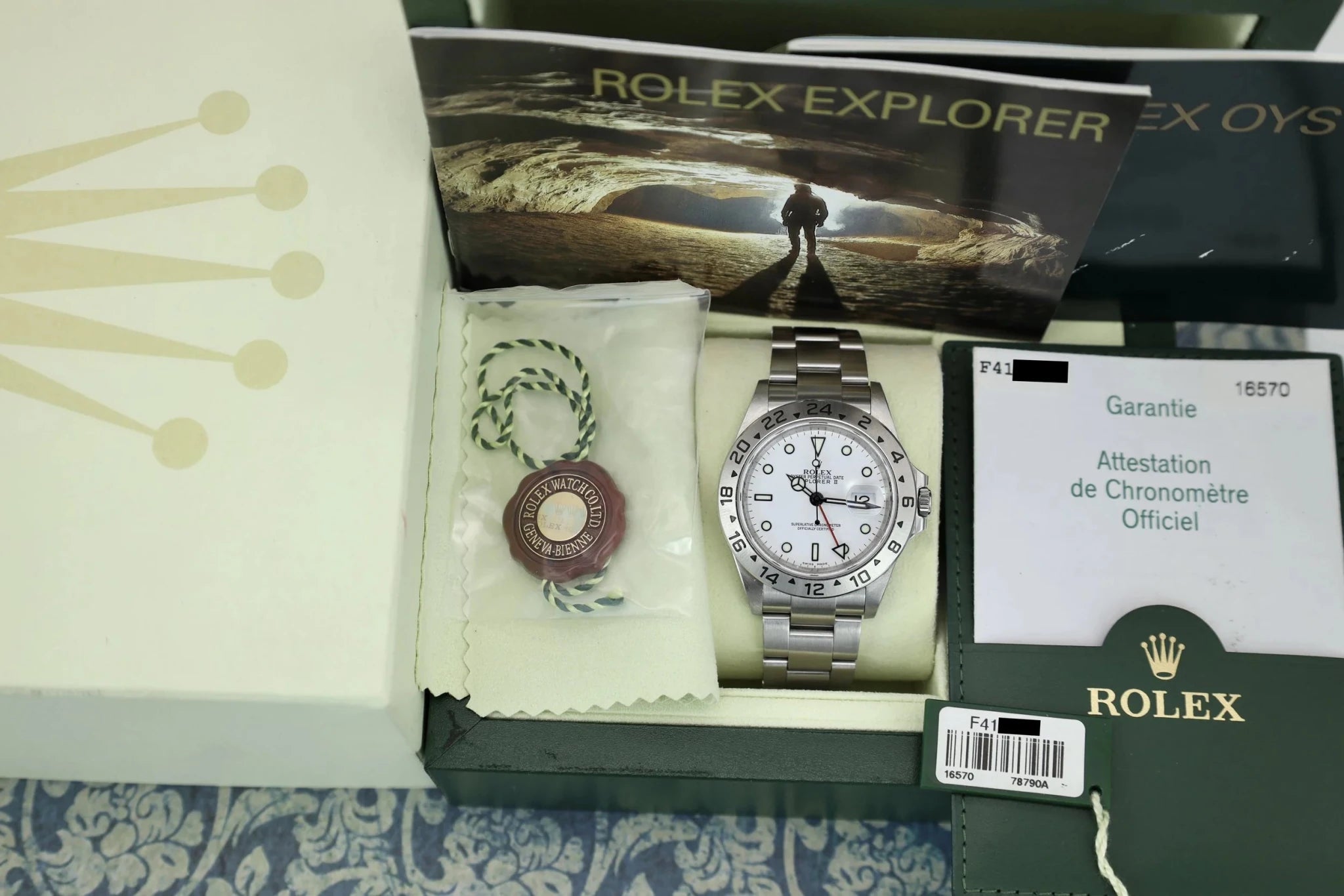2004 Rolex Explorer II Ref. 16570 Polar | Full Set - Sierra Time Co