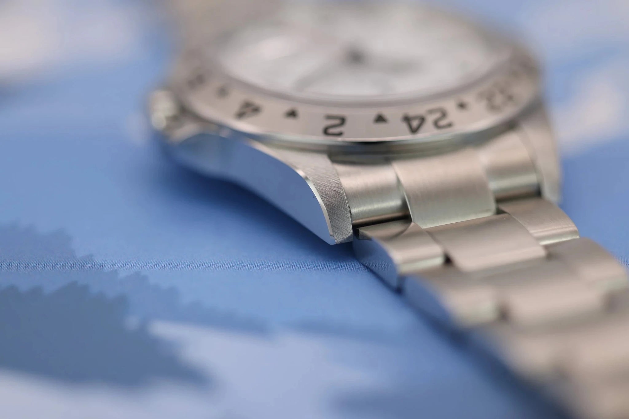 2004 Rolex Explorer II Ref. 16570 Polar | No-Holes Case - Sierra Time Co