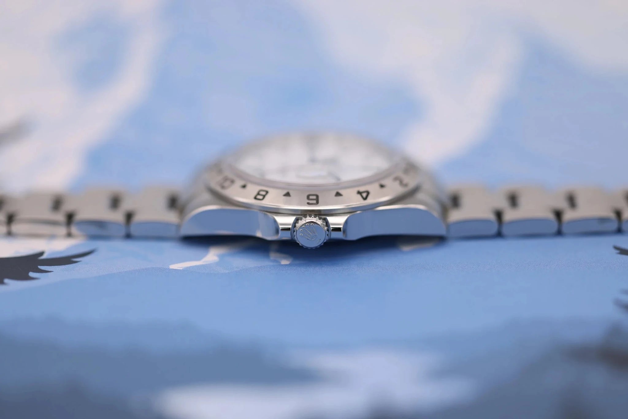 2004 Rolex Explorer II Ref. 16570 Polar | No-Holes Case - Sierra Time Co