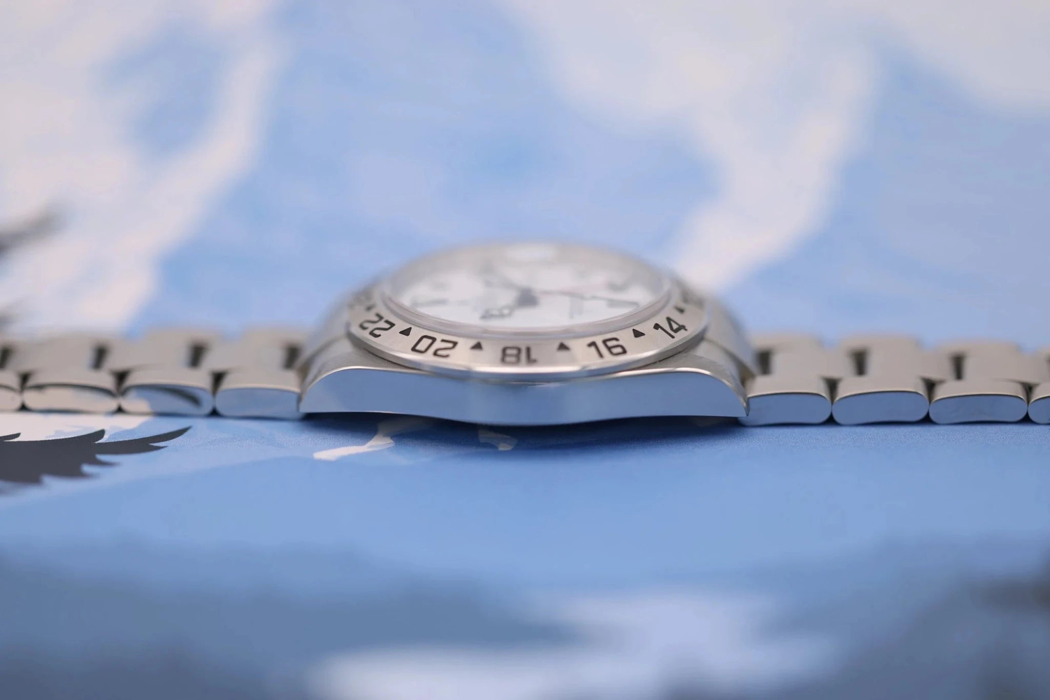 2004 Rolex Explorer II Ref. 16570 Polar | No-Holes Case - Sierra Time Co