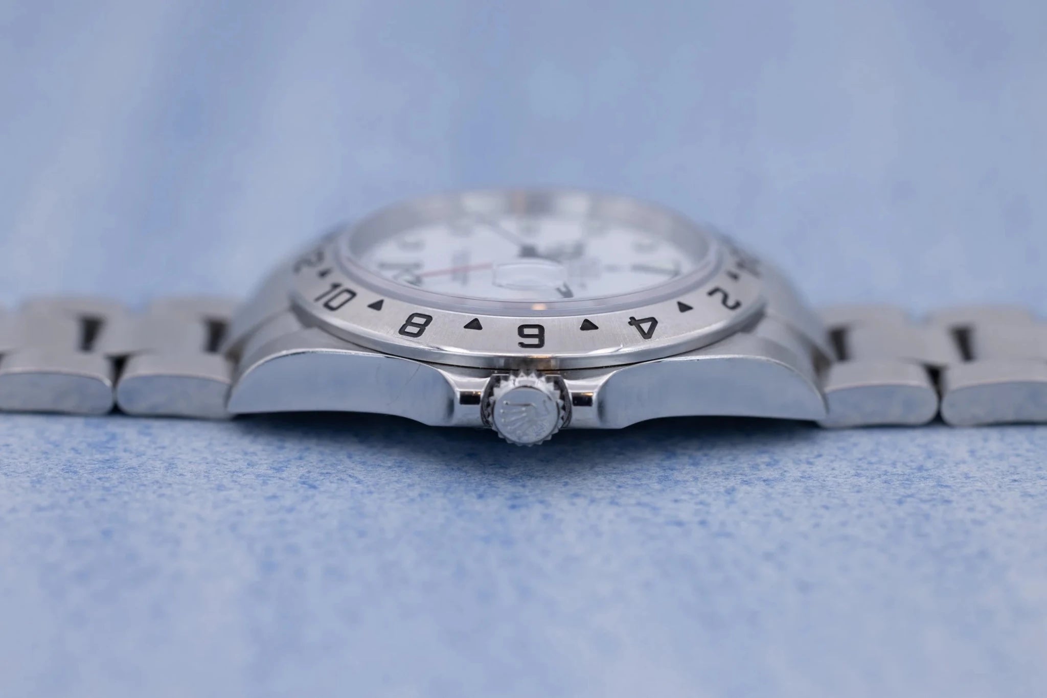2004 Rolex Explorer II Ref. 16570 Polar | No-Holes Case | Box and Papers - Sierra Time Co
