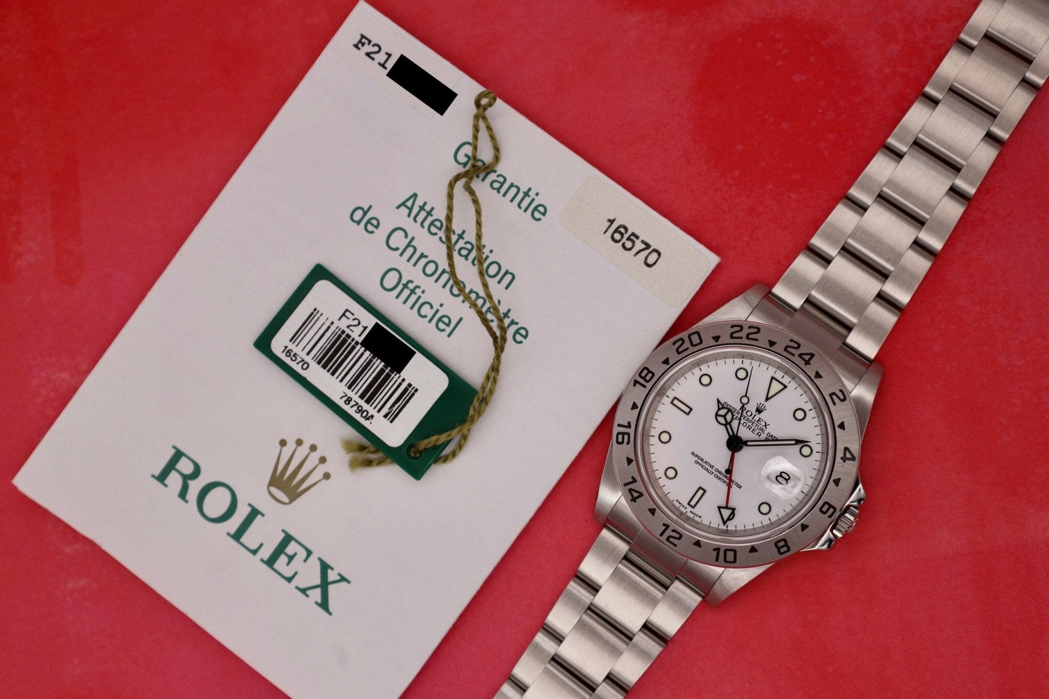 2004 Rolex Explorer II Ref. 16570 Polar | Papers and Tag - Sierra Time Co