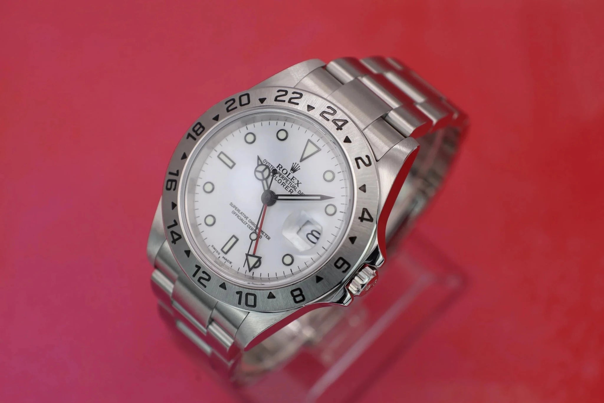 2004 Rolex Explorer II Ref. 16570 Polar | Papers and Tag - Sierra Time Co