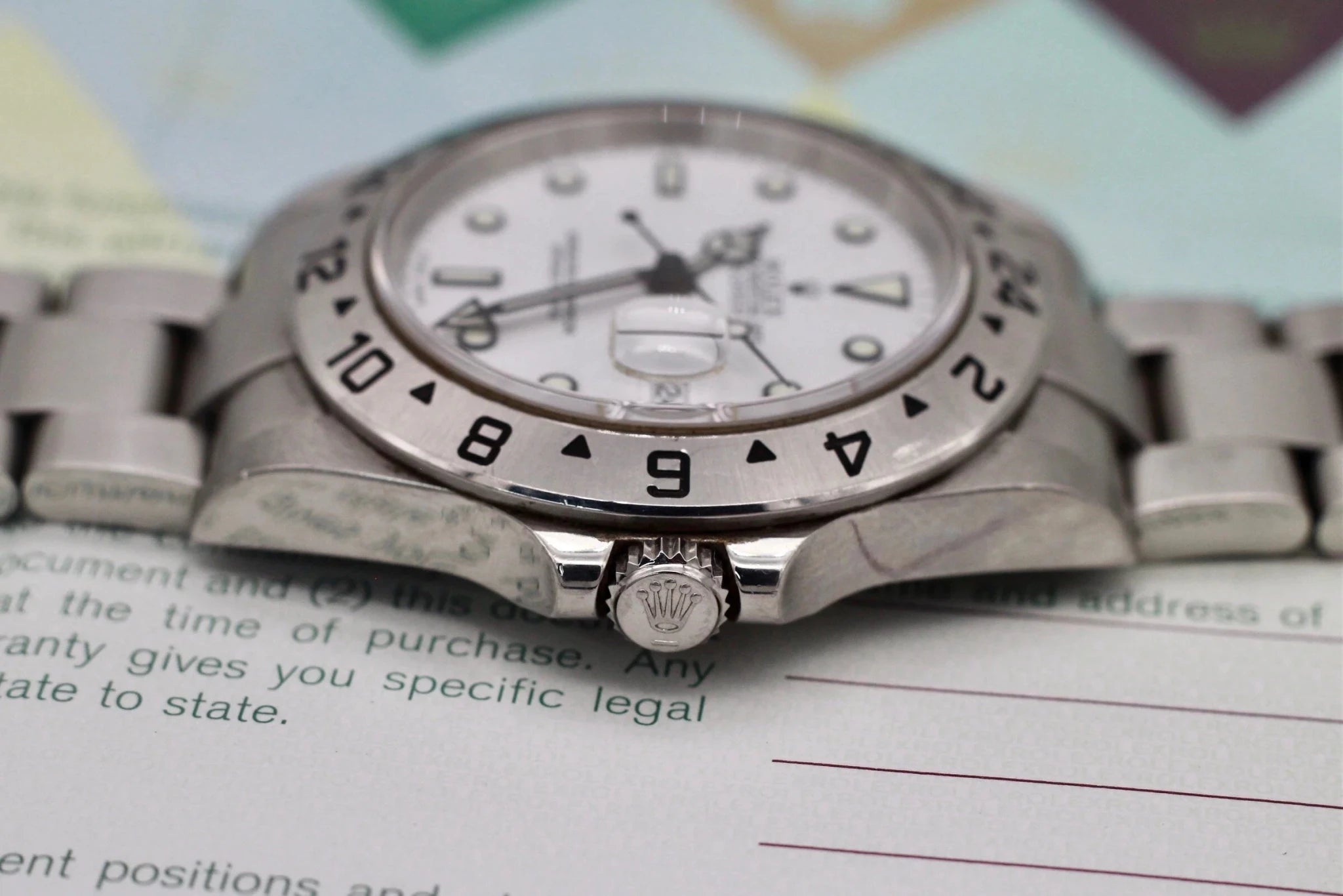 2004 Rolex Explorer ll Ref. 16570 Polar Dial | Papers and Hangtag - Sierra Time Co