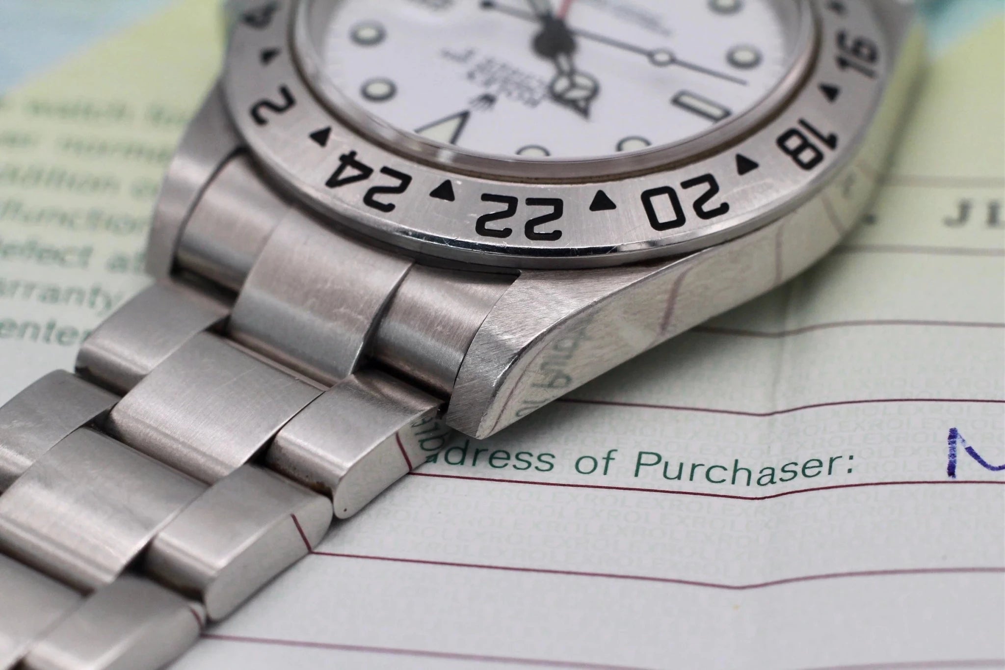 2004 Rolex Explorer ll Ref. 16570 Polar Dial | Papers and Hangtag - Sierra Time Co