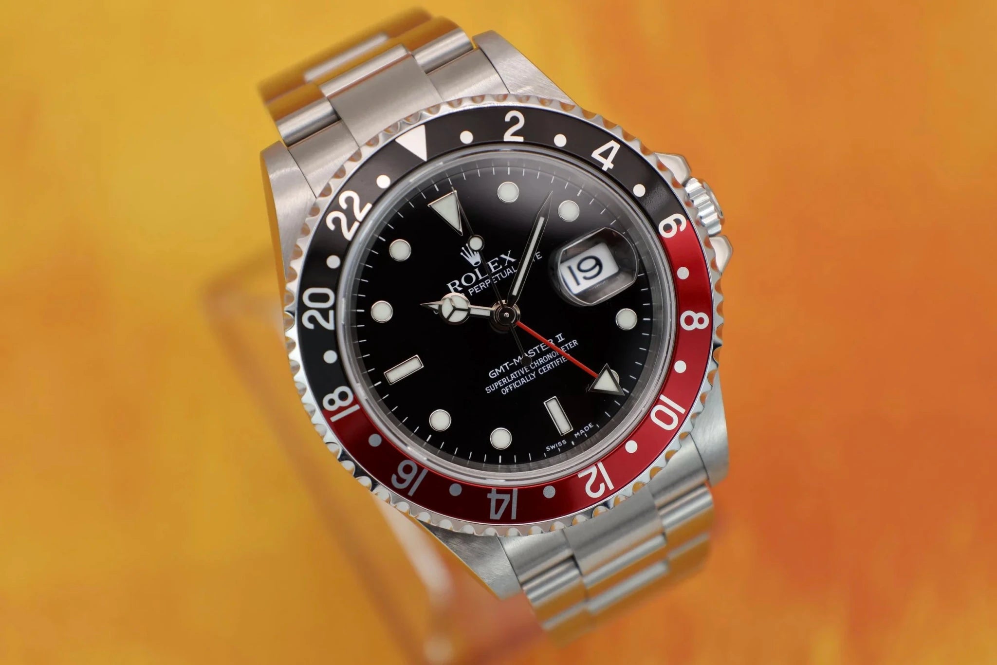 2004 Rolex GMT Master II Ref. 16710 Coke | 2022 RSC Card - Sierra Time Co