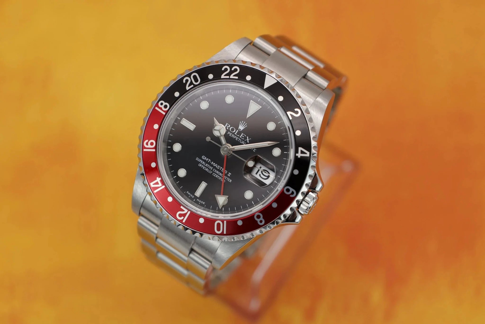 2004 Rolex GMT Master II Ref. 16710 Coke | 2022 RSC Card - Sierra Time Co