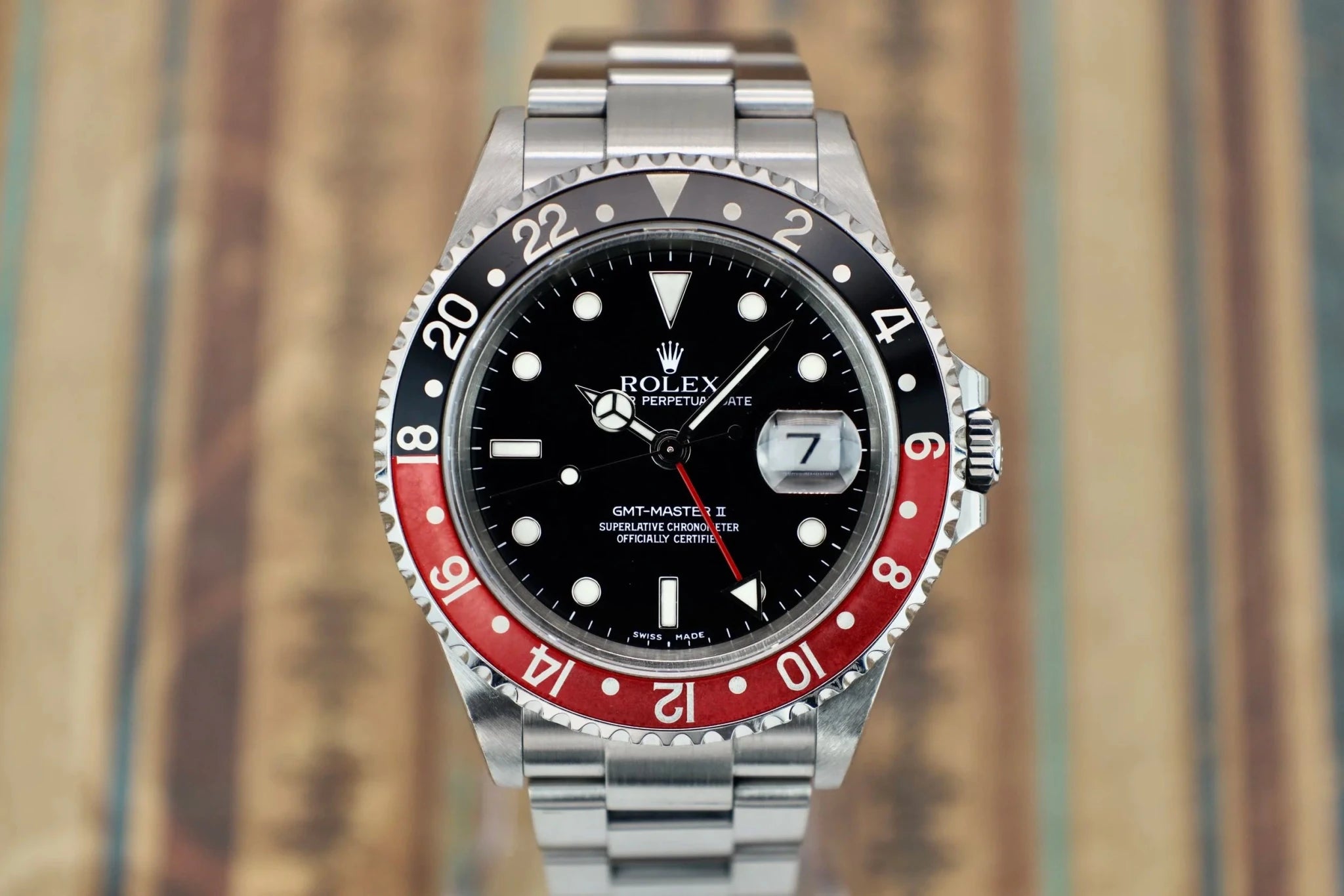 2004 Rolex GMT Master II Ref. 16710 Coke | Box and Papers - Sierra Time Co