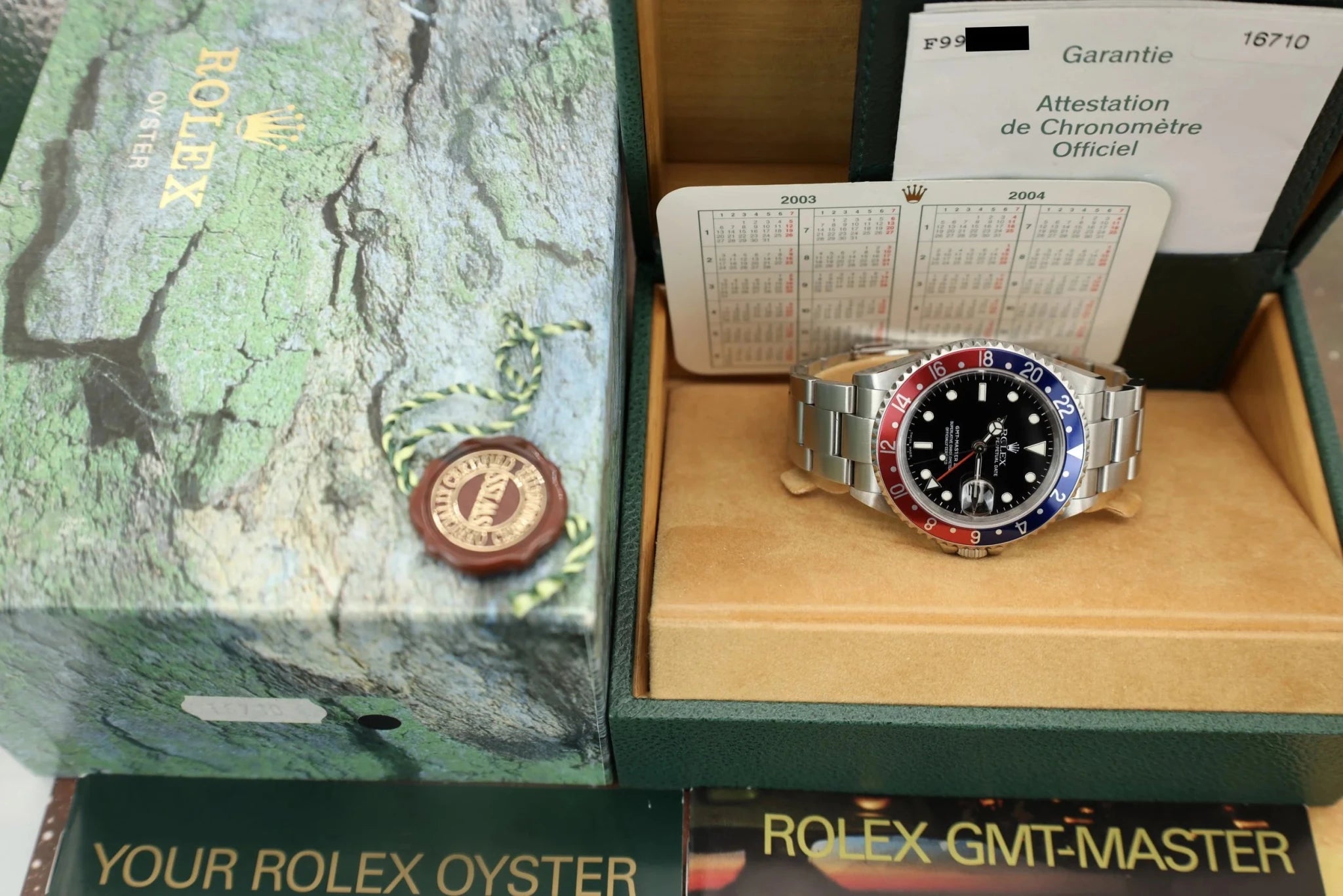 2004 Rolex GMT Master II Ref. 16710 Pepsi | Box and Papers - Sierra Time Co