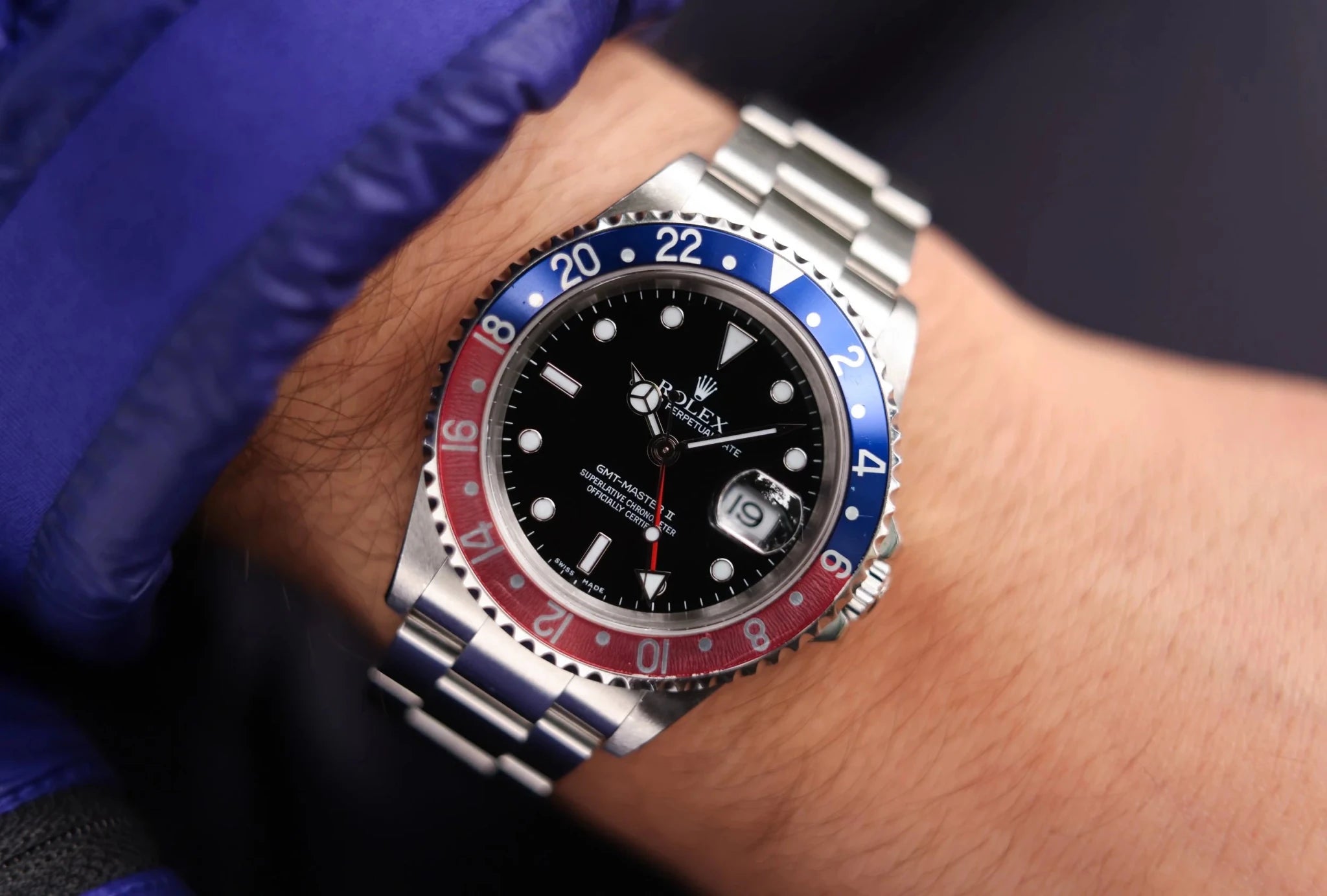 2004 Rolex GMT Master II Ref. 16710 Pepsi | Full Set - Sierra Time Co