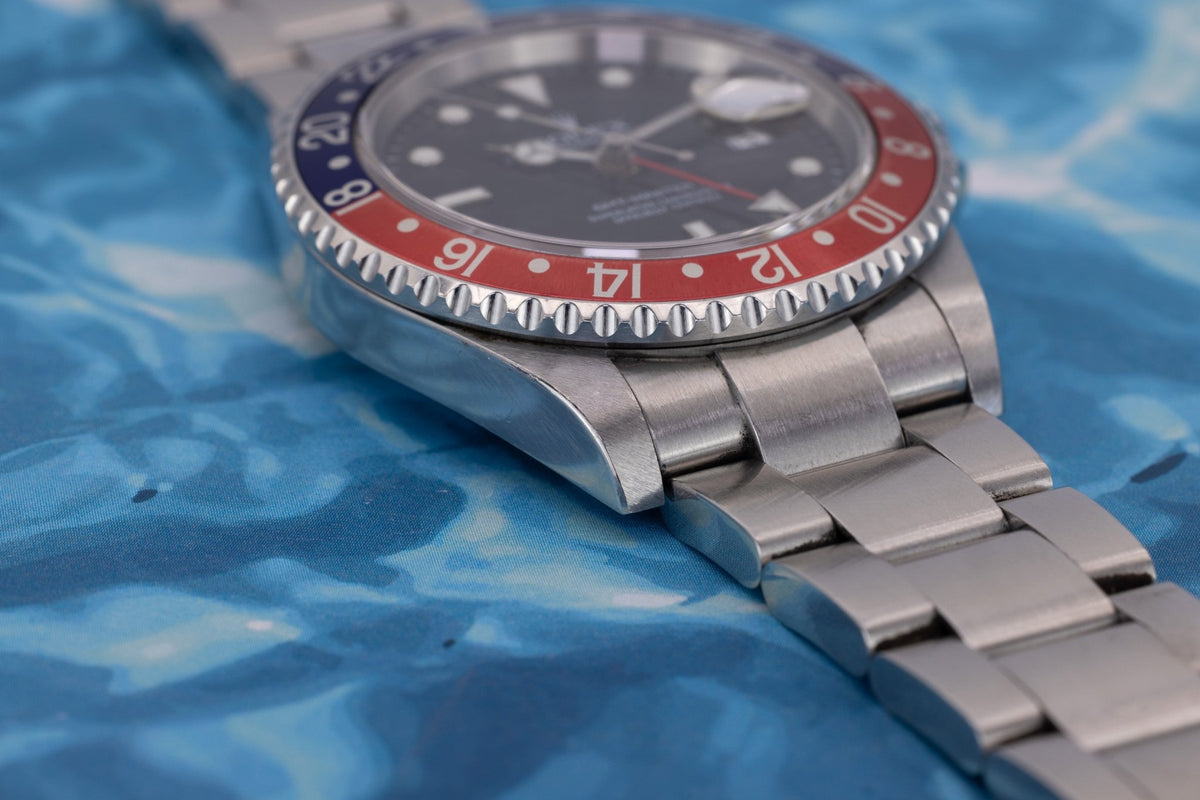 2004 Rolex GMT Master II Ref. 16710 | Pepsi | No-Holes Case - Sierra Time Co