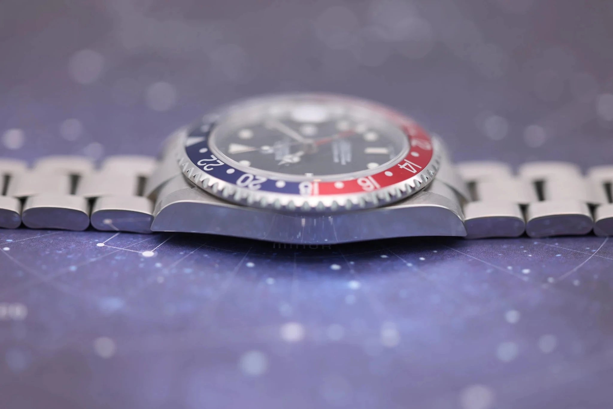 2004 Rolex GMT Master II Ref. 16710 Pepsi | No-Holes Case | Box and Papers - Sierra Time Co