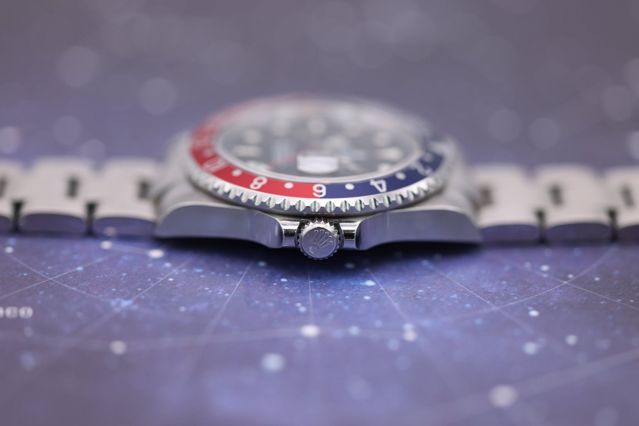 2004 Rolex GMT Master II Ref. 16710 Pepsi | No-Holes Case | Box and Papers - Sierra Time Co