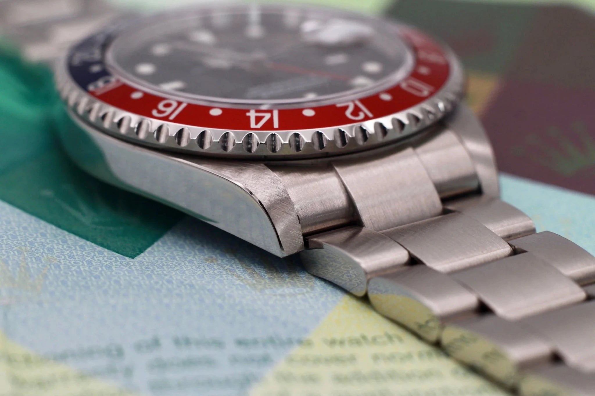 2004 Rolex GMT Master ll Ref. 16710 | Super Set + 2020 RSC Card - Sierra Time Co