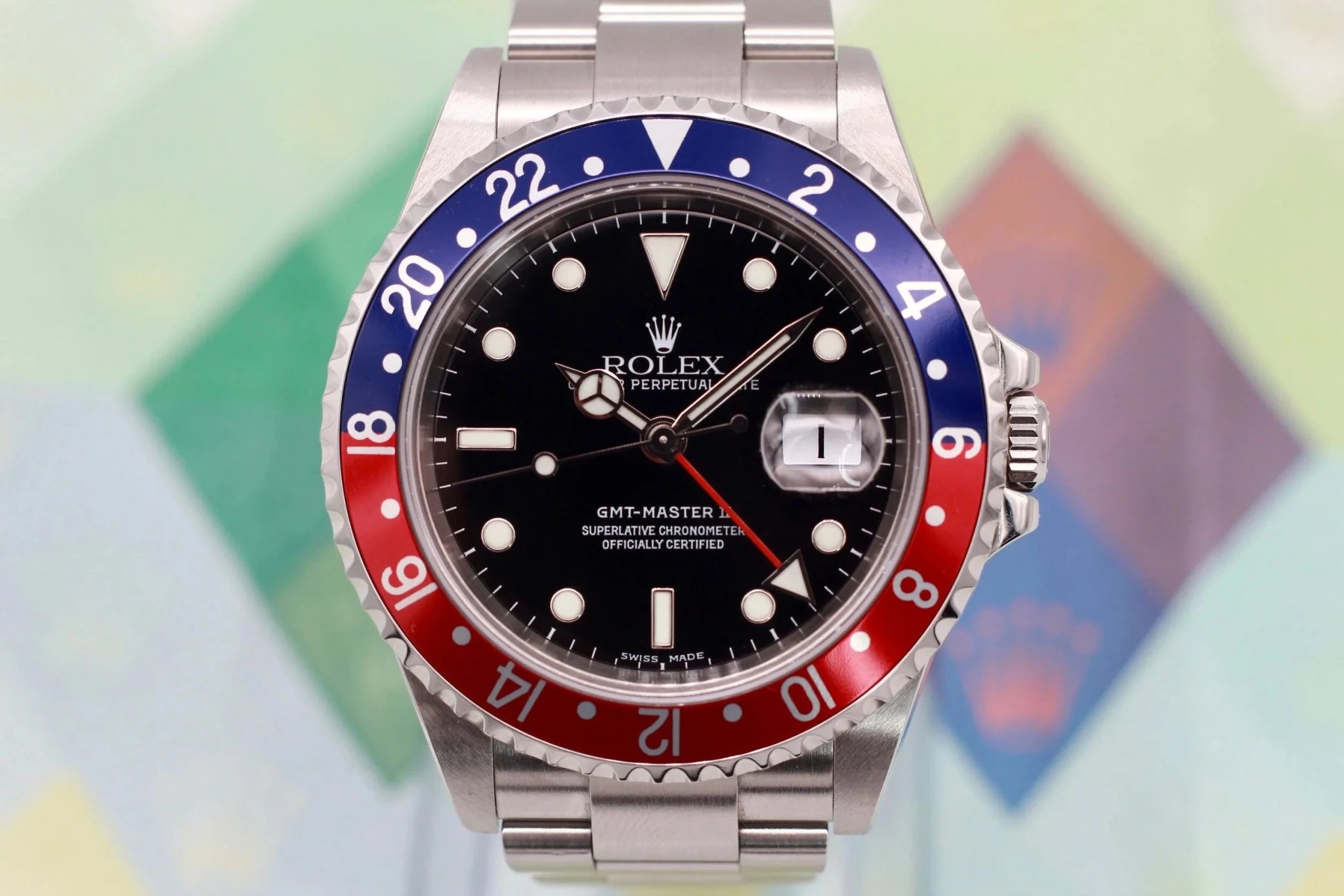 2004 Rolex GMT Master ll Ref. 16710 | Super Set + 2020 RSC Card - Sierra Time Co