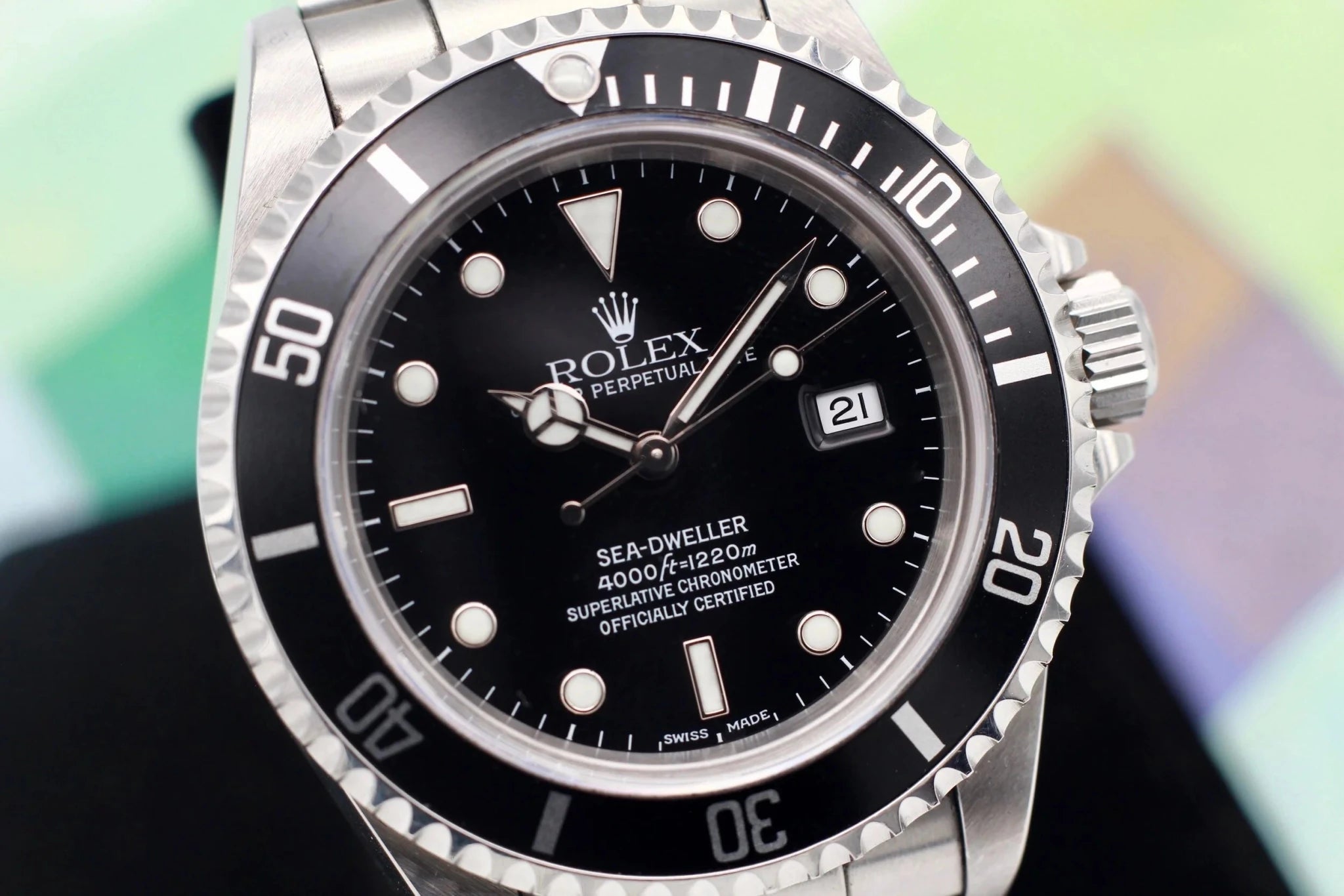 2004 Rolex Sea Dweller Ref. 16600 | Box and Papers - Sierra Time Co