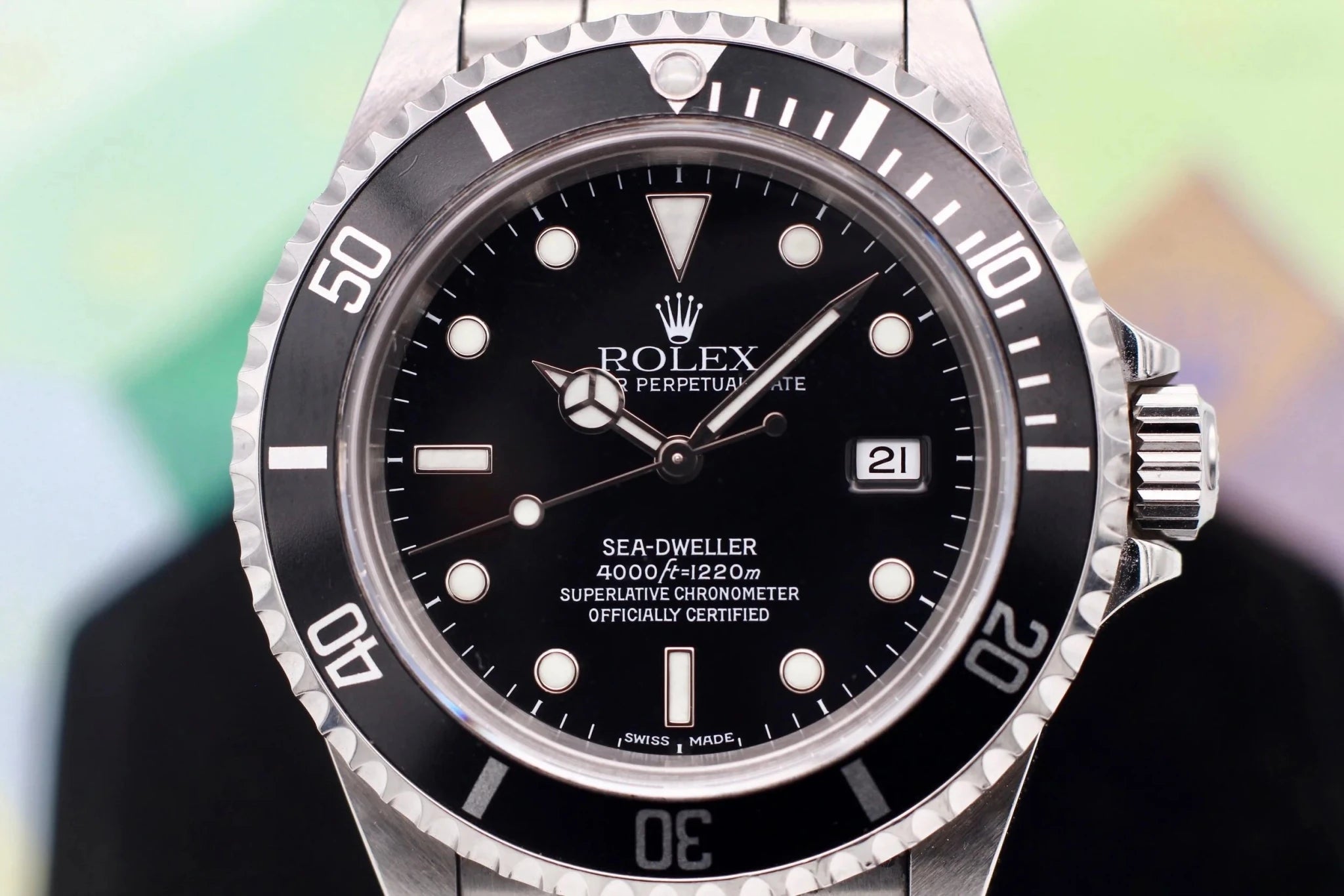 2004 Rolex Sea Dweller Ref. 16600 | Box and Papers - Sierra Time Co