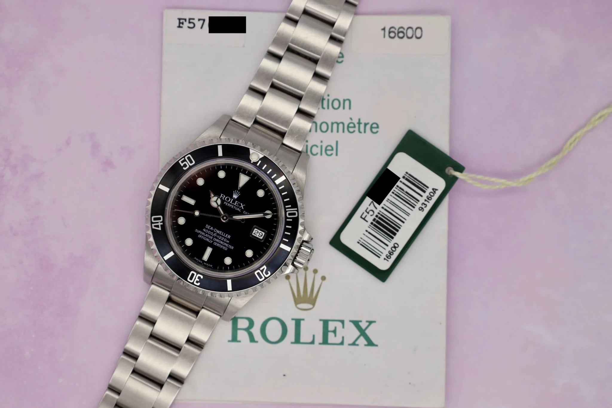 2004 Rolex Sea Dweller Ref. 16600 | Unpolished | Papers and Hangtag - Sierra Time Co