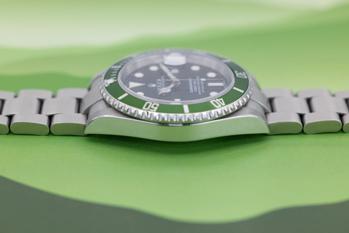 2004 Rolex Submariner Date Ref. 16610LV Kermit | Mint Condition | Box and Papers - Sierra Time Co