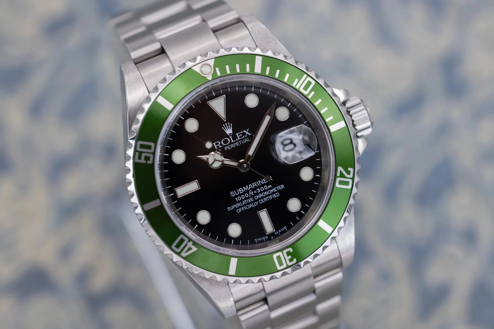 2004 Rolex Submariner Ref. 16610LV Kermit | Excellent Condition | Box and Papers - Sierra Time Co
