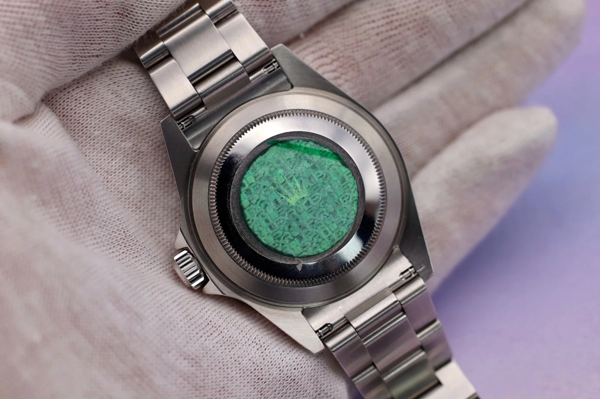 2004 Rolex Submariner Ref. 16610LV Kermit | Unpolished | LNOS - Sierra Time Co