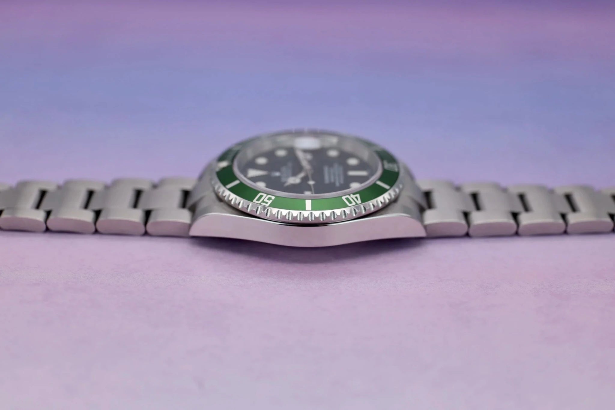 2004 Rolex Submariner Ref. 16610LV Kermit | Unpolished | LNOS - Sierra Time Co
