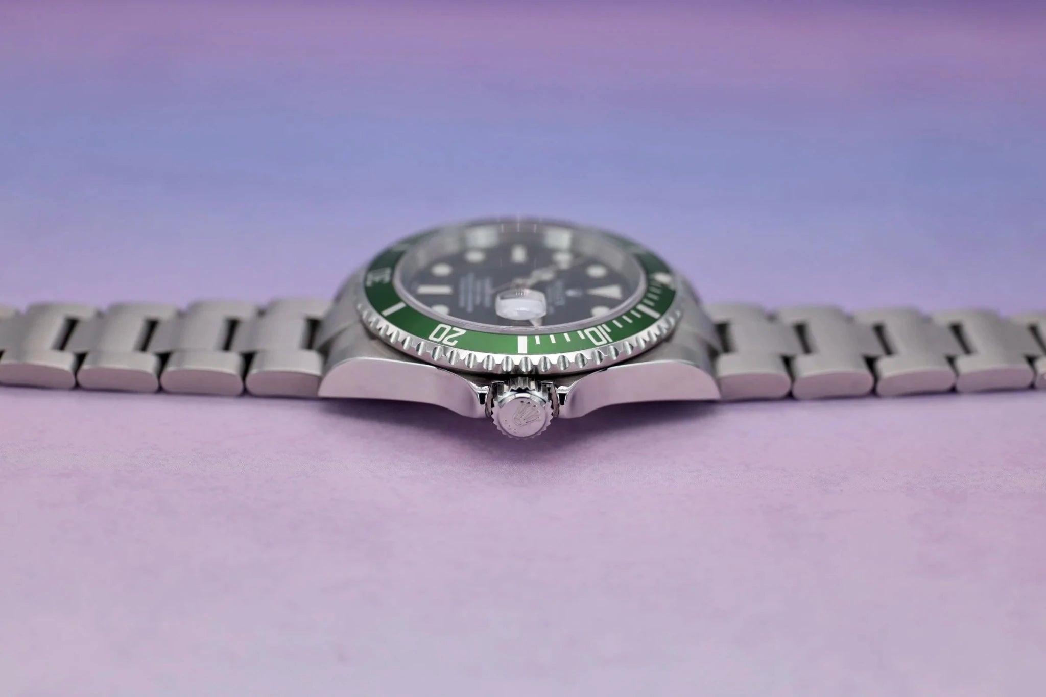 2004 Rolex Submariner Ref. 16610LV Kermit | Unpolished | LNOS - Sierra Time Co