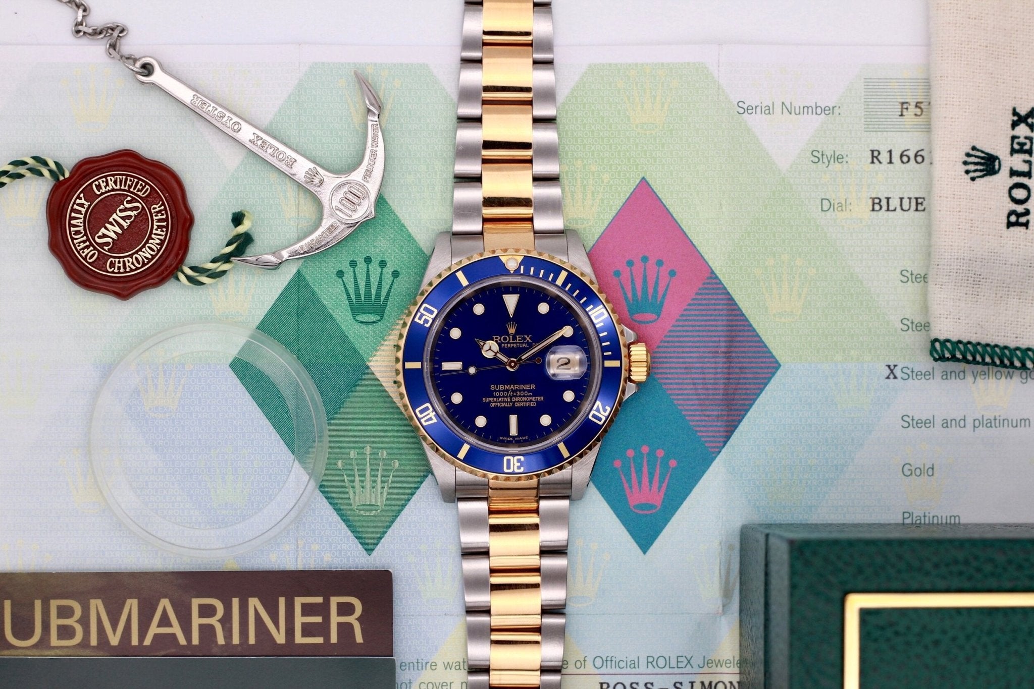 2004 Rolex Submariner Ref. 16613 | Box and Papers - Sierra Time Co